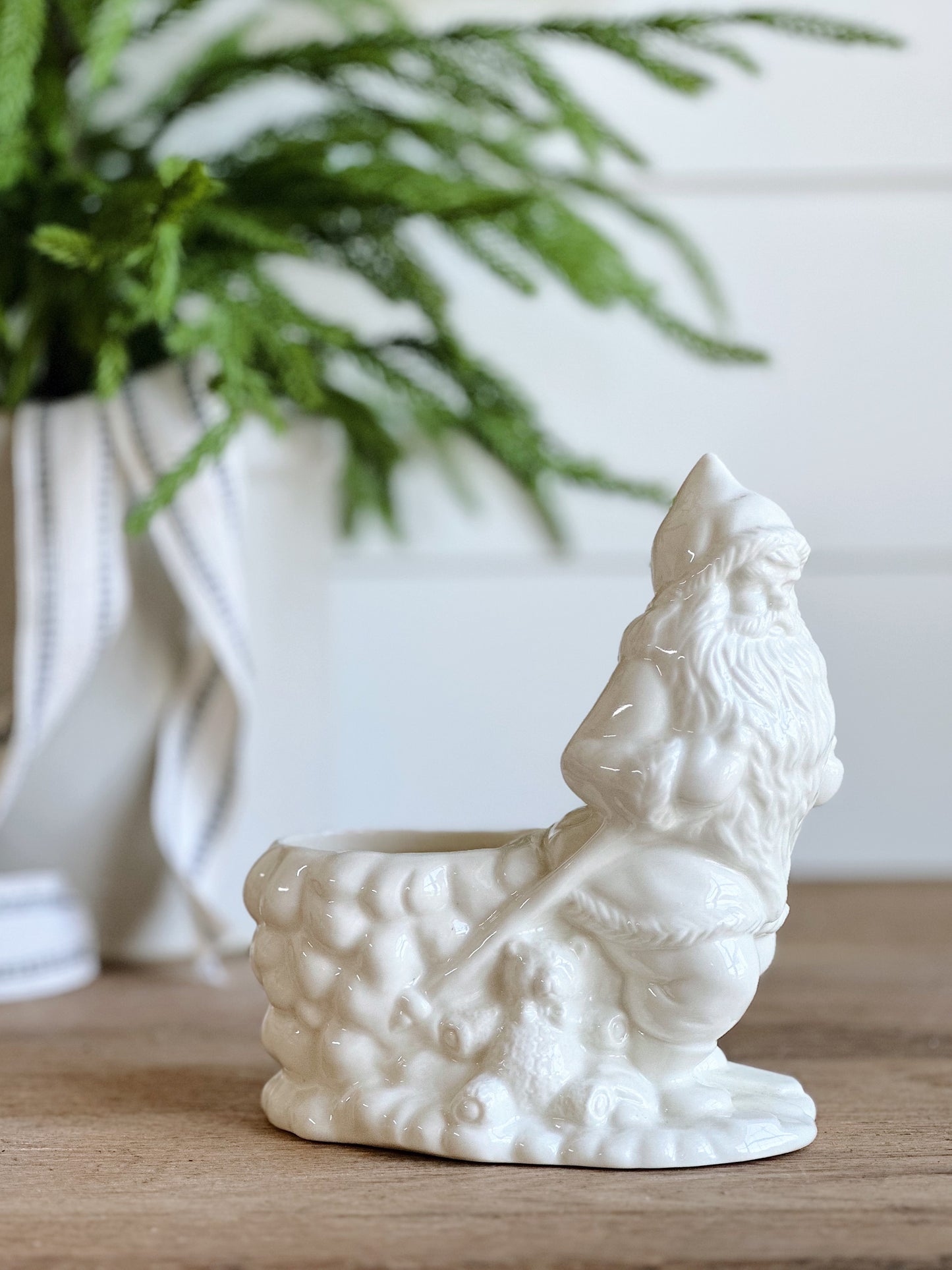 You Choose the Scent - Santa Planter Vintage Vessel Candle