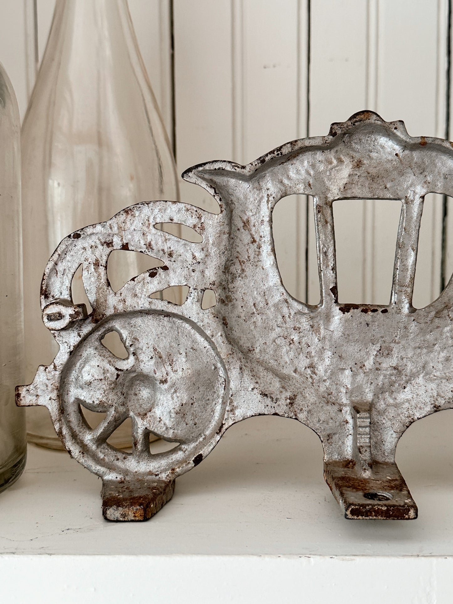 Vintage Cast Iron Carriage Door Stop