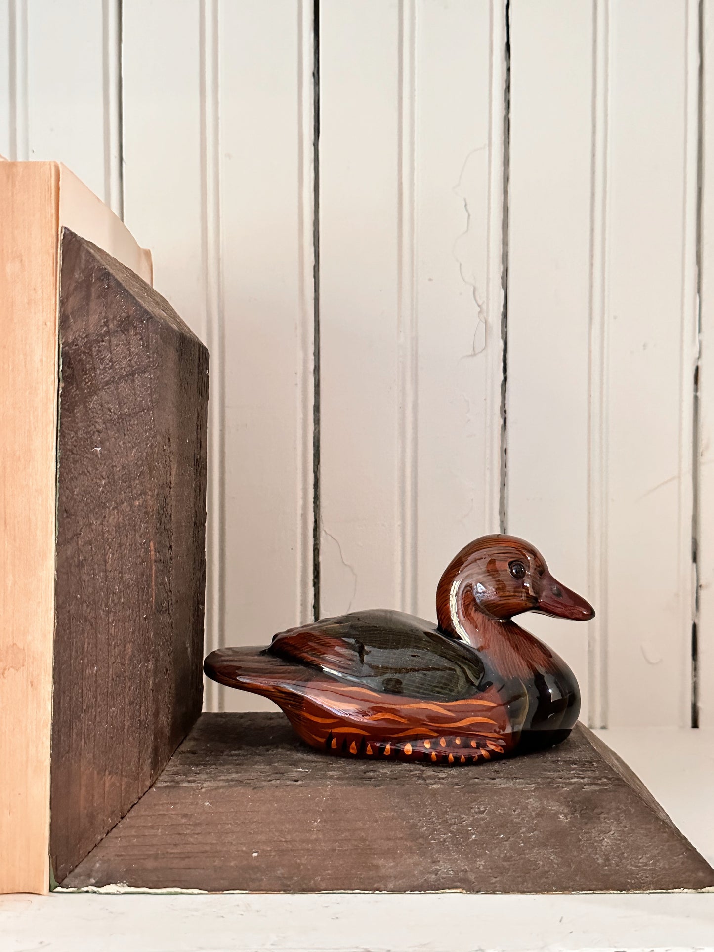 Vintage Duck Bookends