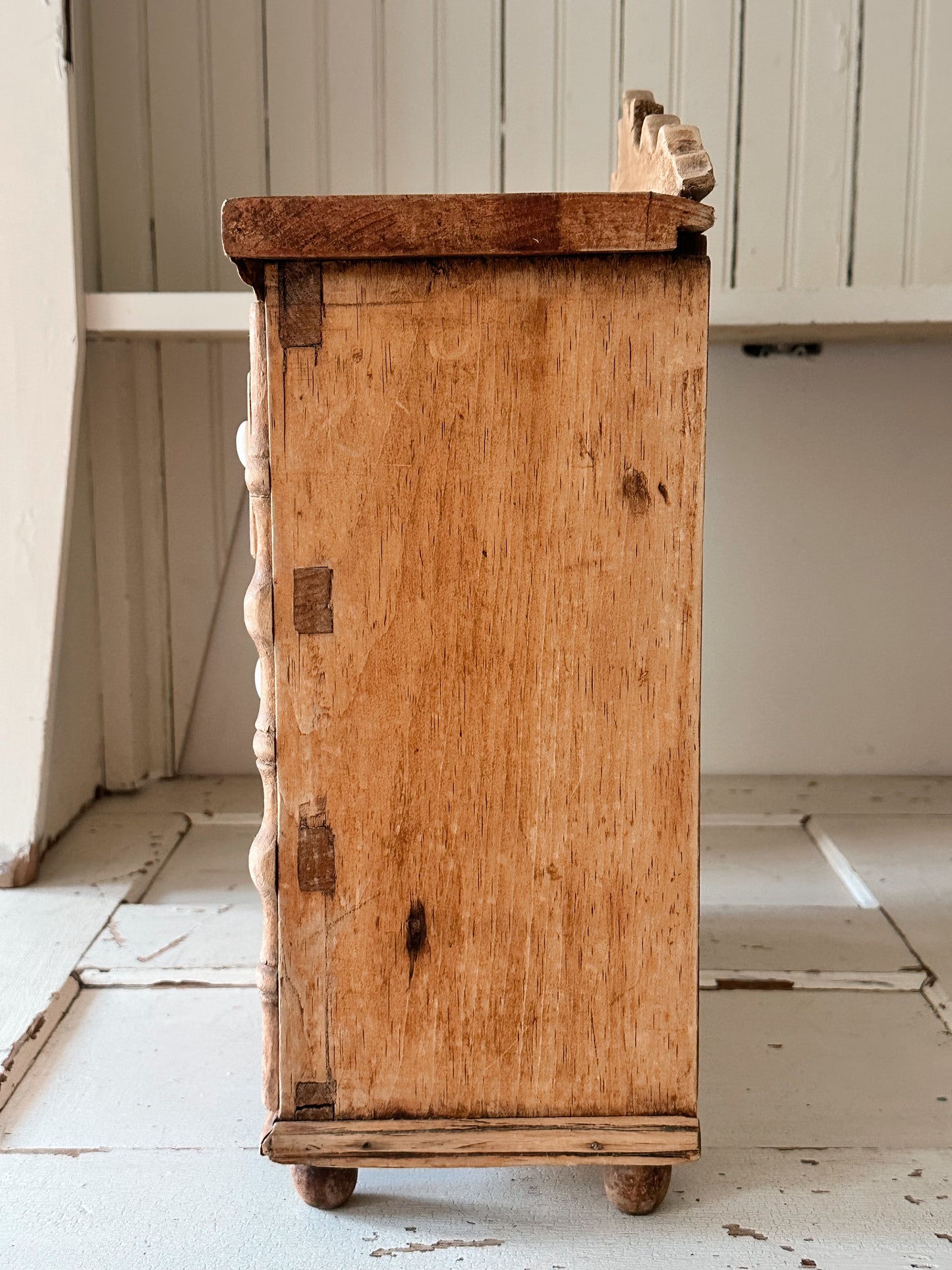 Antique Tabletop Size Pine Dresser