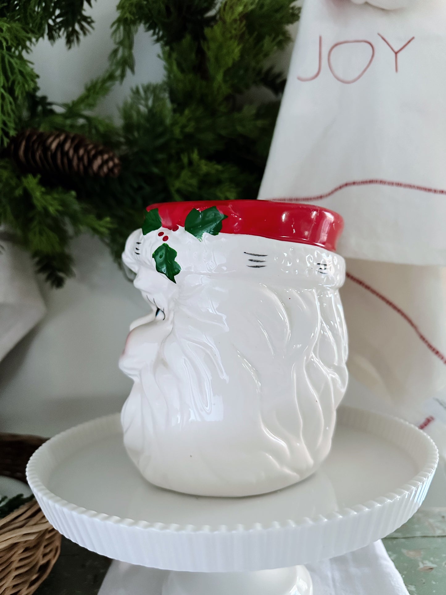 Vintage Rubens Santa Planter