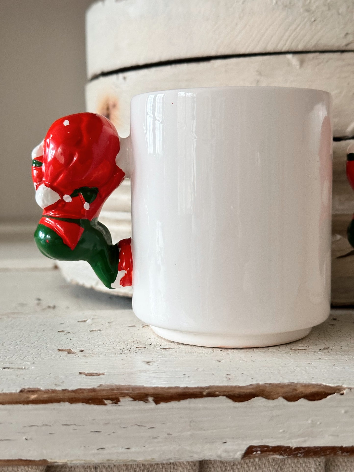 Set of Four Vintage House of Lloyd Elf NOEL Mugs