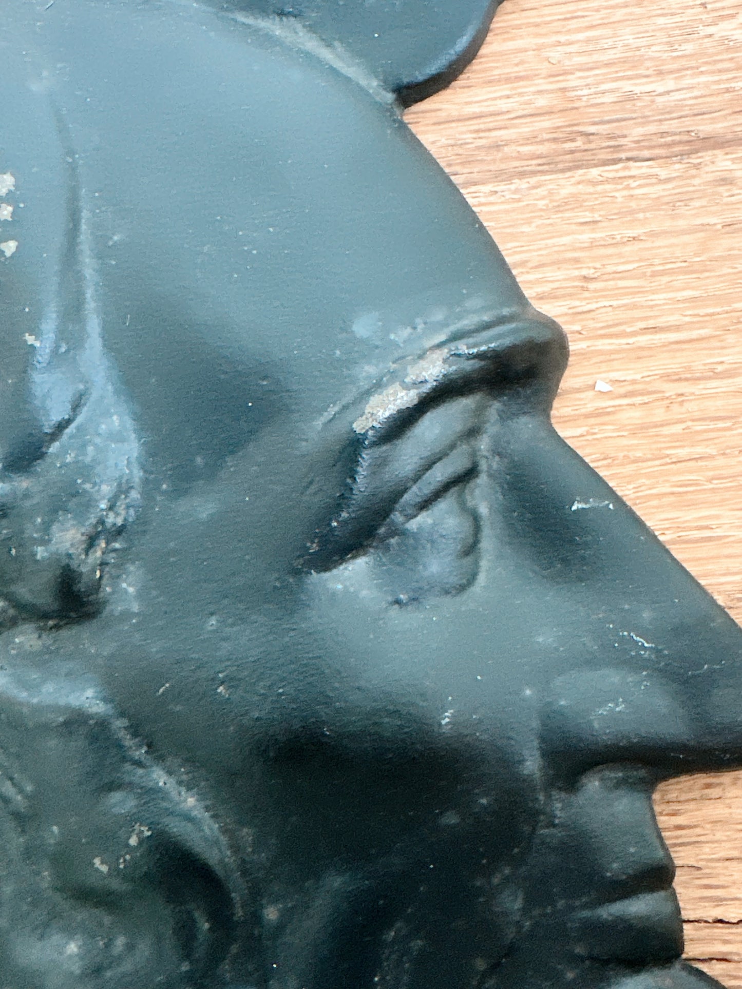 Vintage Abraham Lincoln Iron Relief Profile