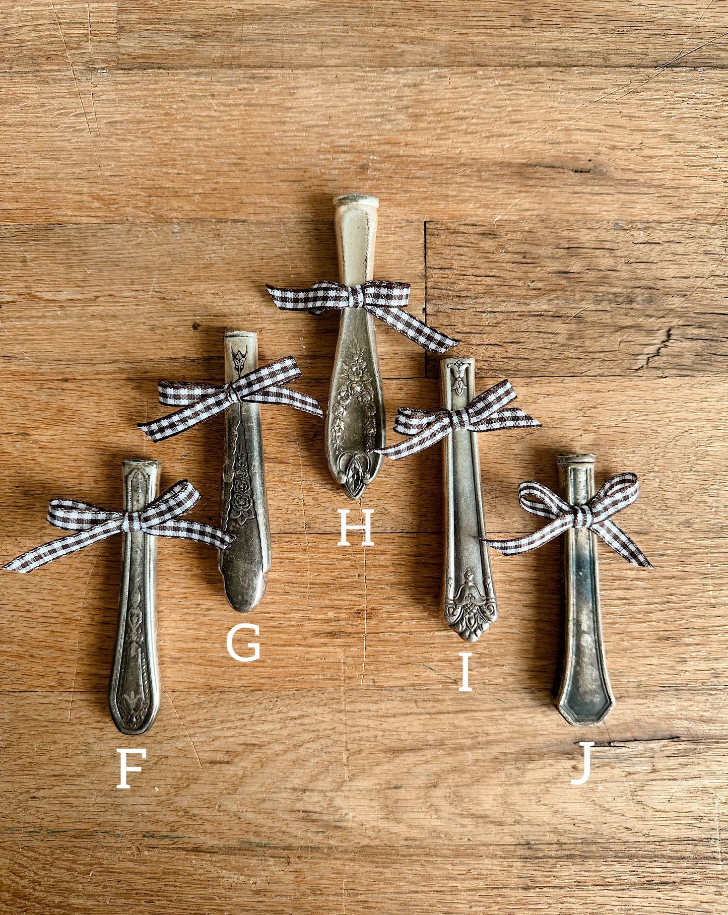 Salvage Silver Plate Vase Magnets