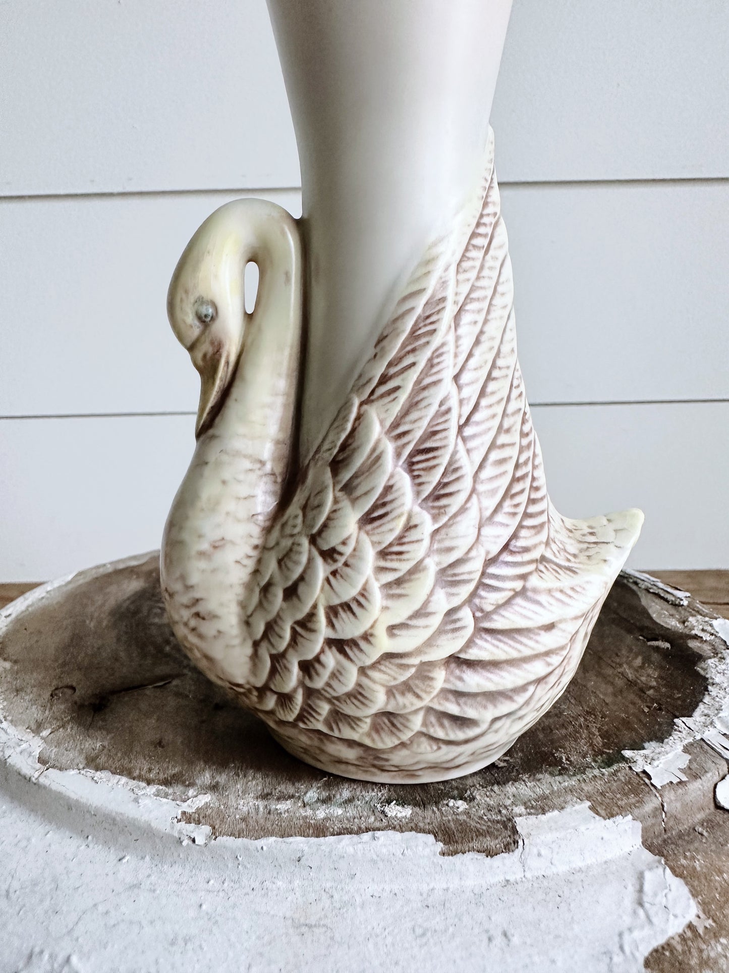 Vintage Swan Vase