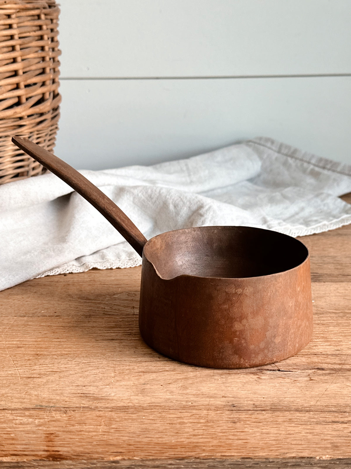Vintage Cherry Wood Scoop