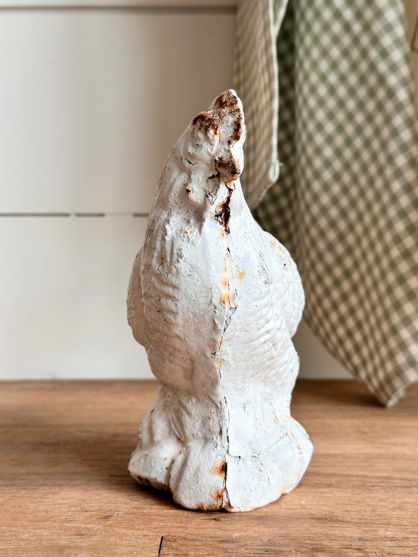 Chippy Vintage Cast Iron Rooster
