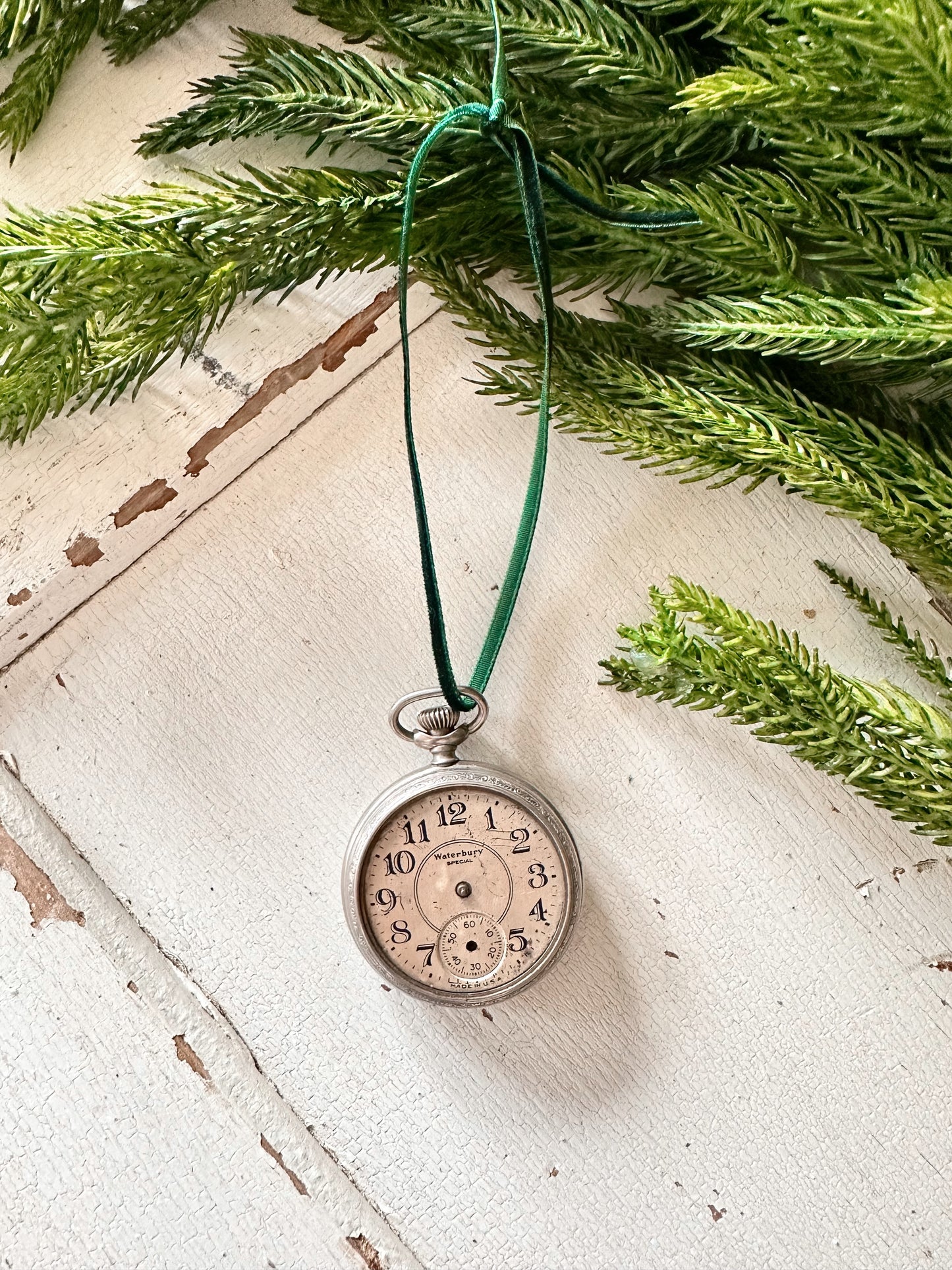 Vintage Pocket Watch Ornament