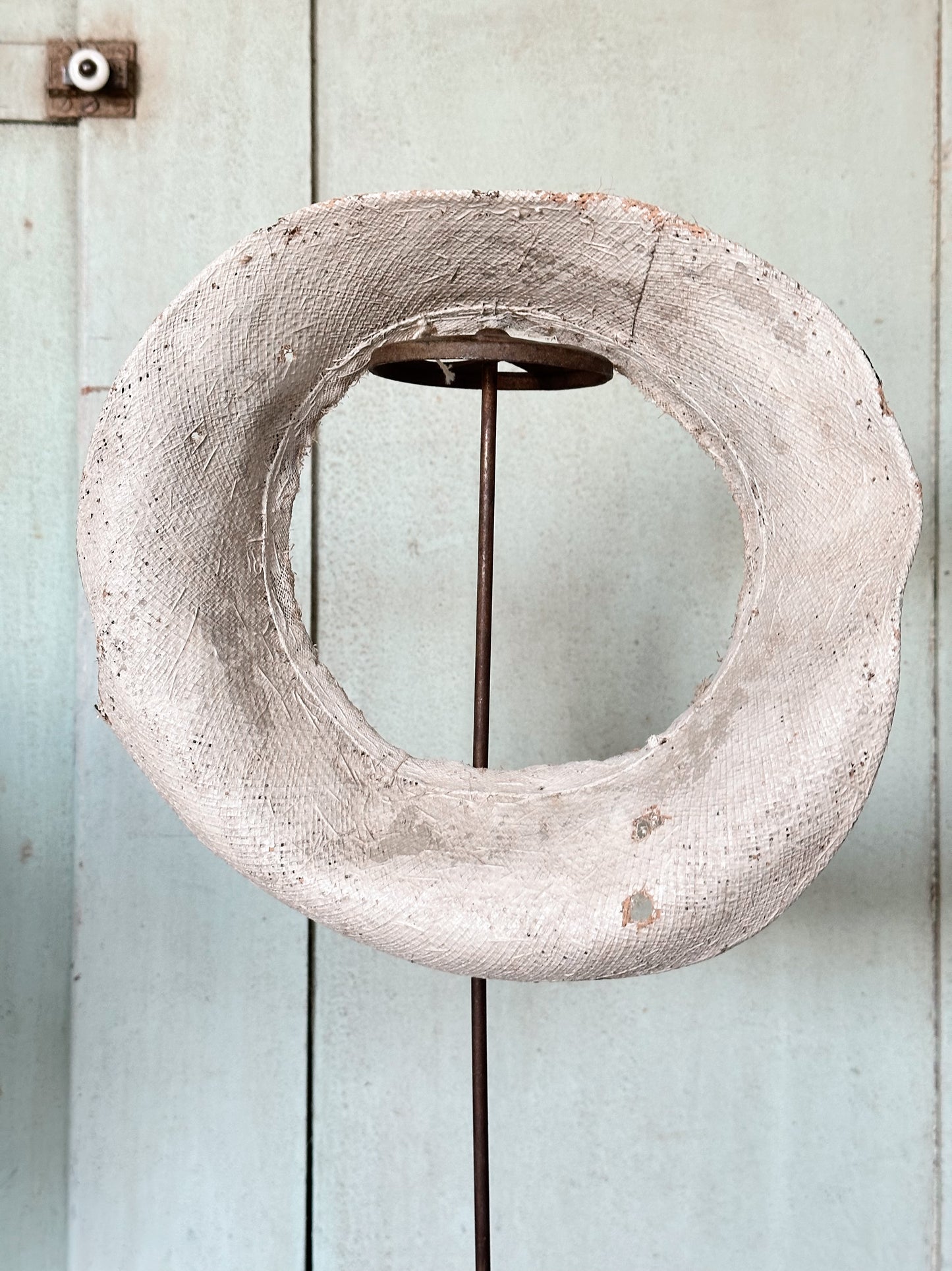 Vintage Hessian Hat Mold (Brim)
