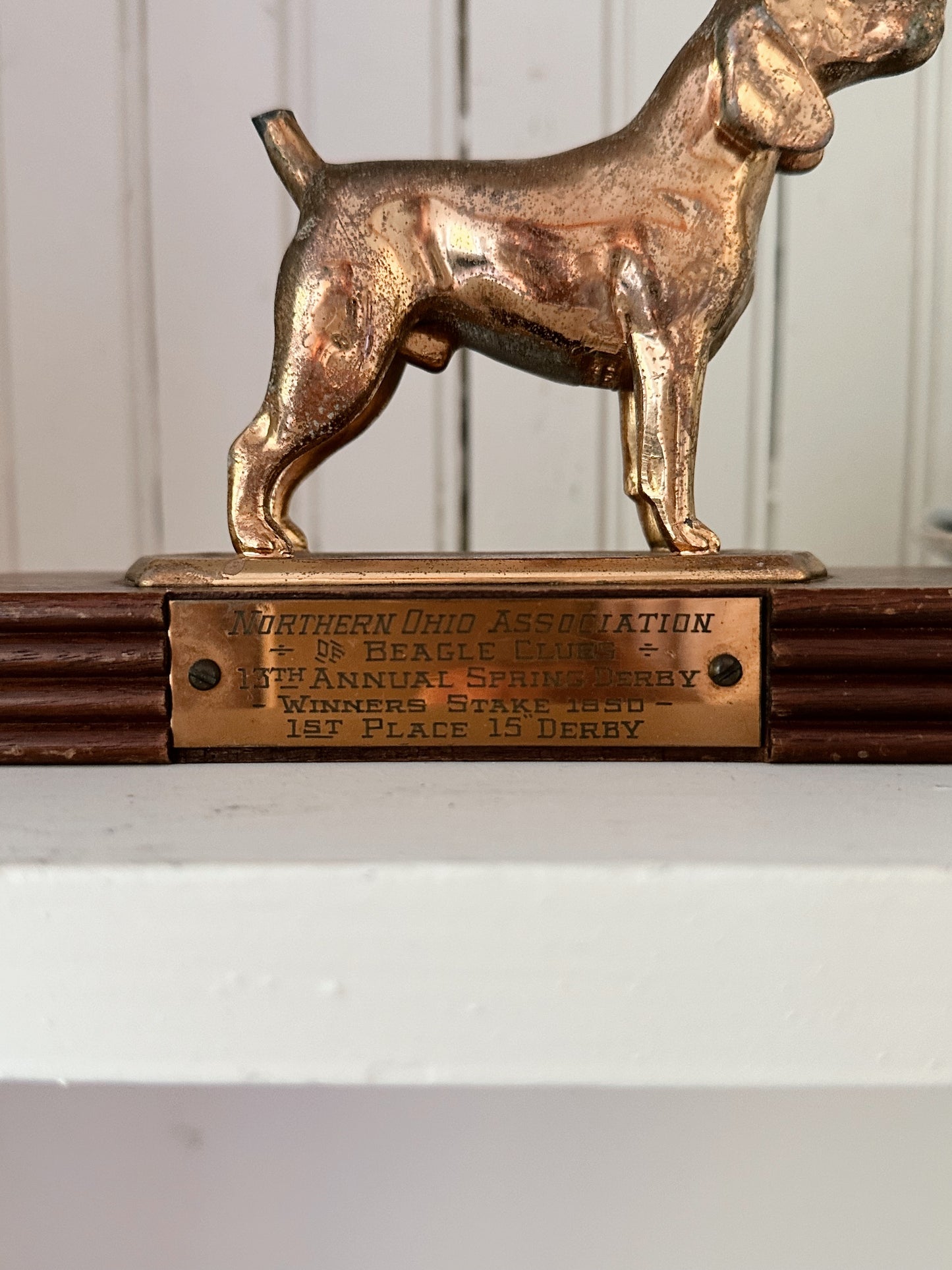 Vintage Dog Trophy