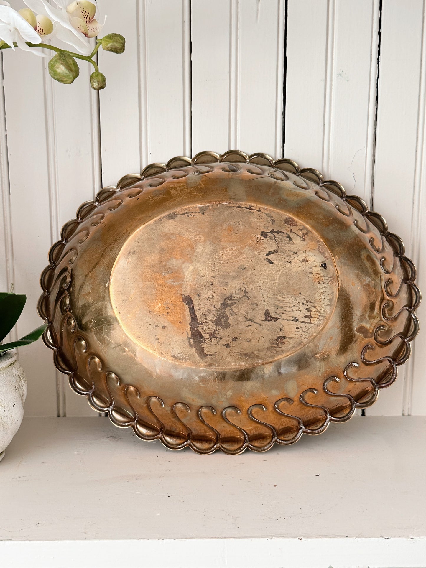 Set of Three Vintage Brass Nesting Bowls