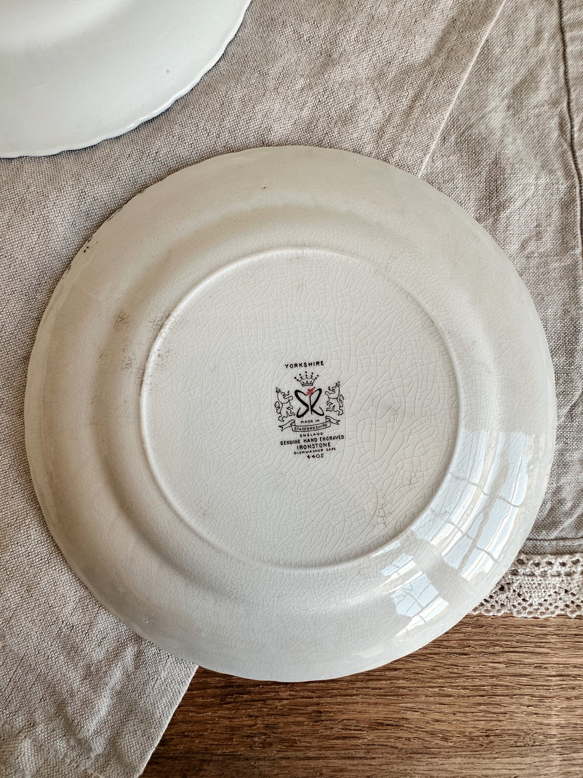Collection of Four Ridgway Staffordshire Transferware Dessert Plates