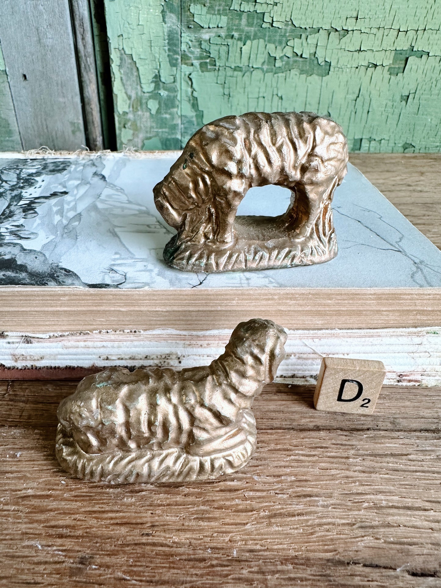 Collection of Two Vintage Sheep