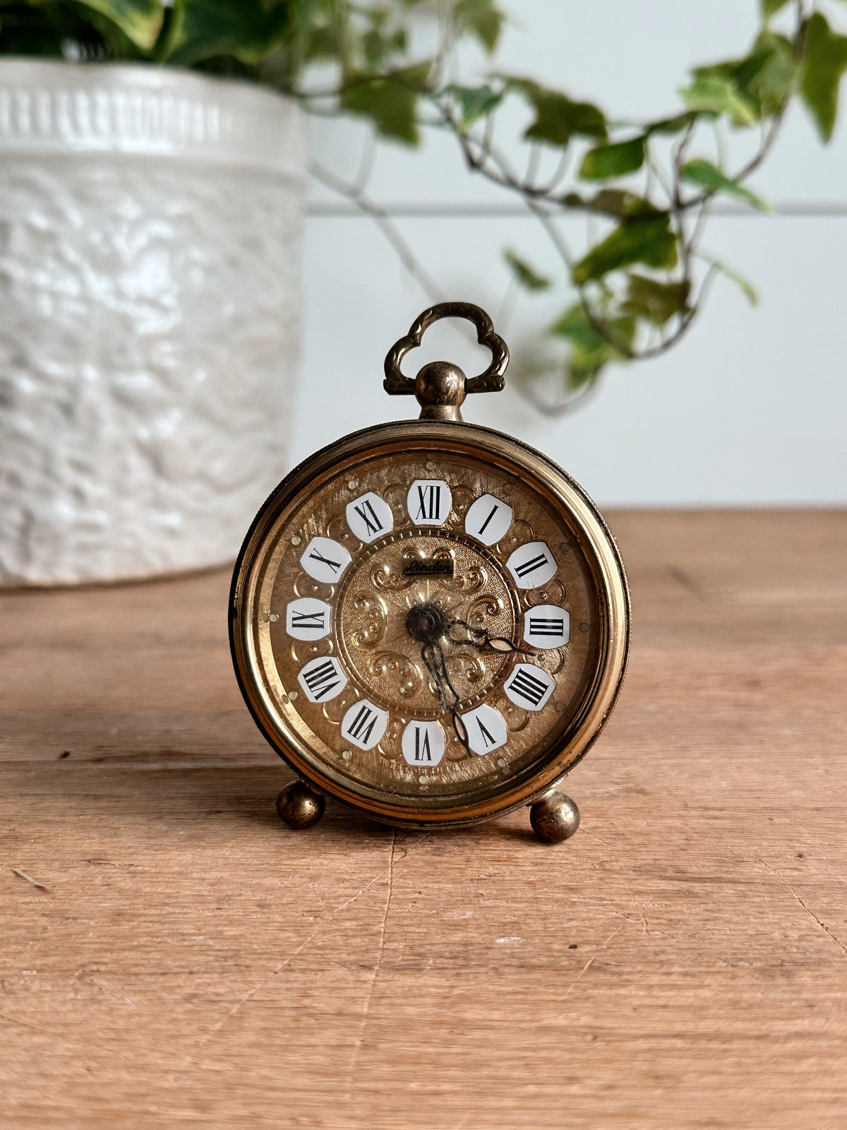 Vintage German Linden Clock