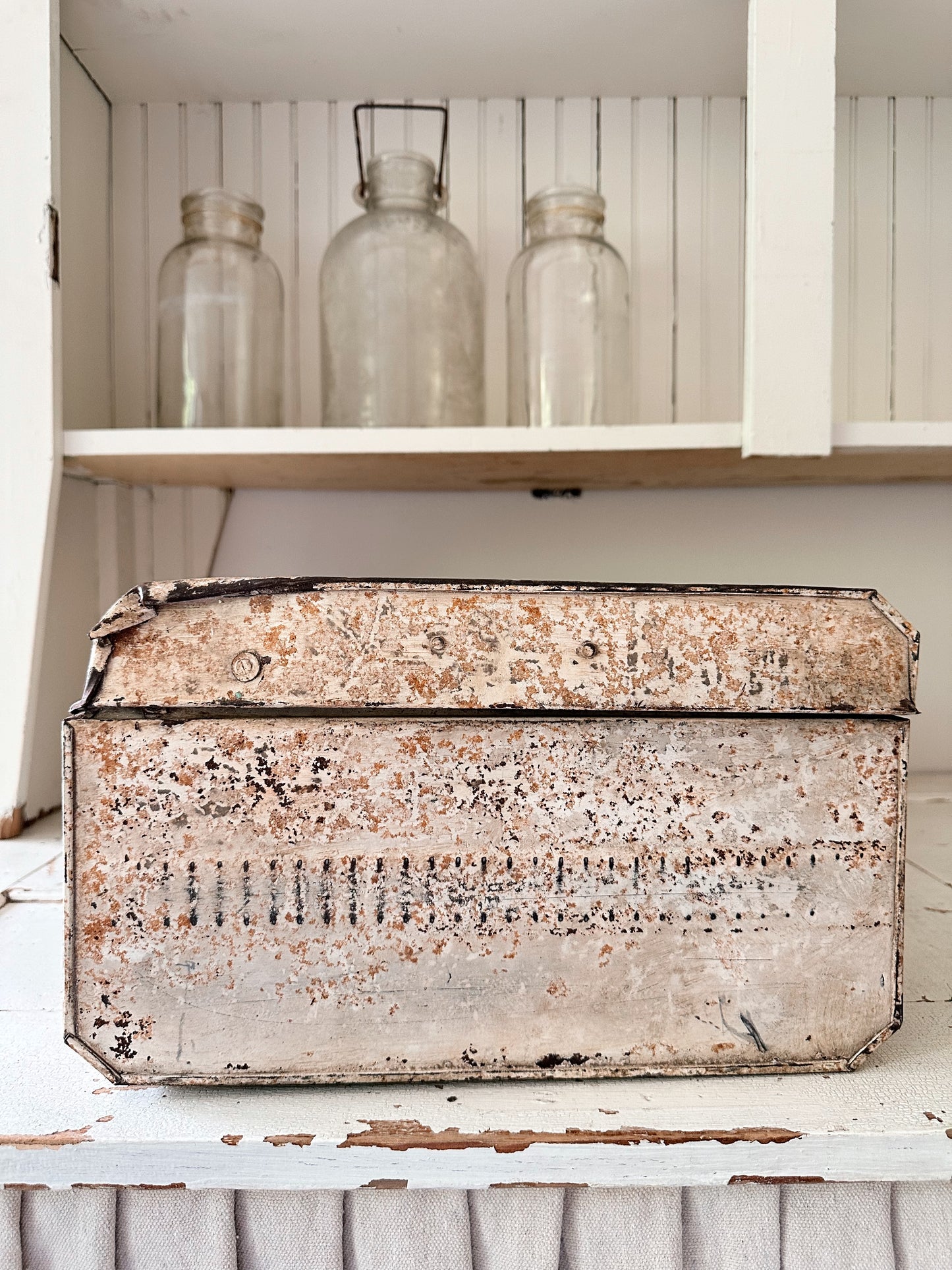 Beautiful Old Metal Trunk