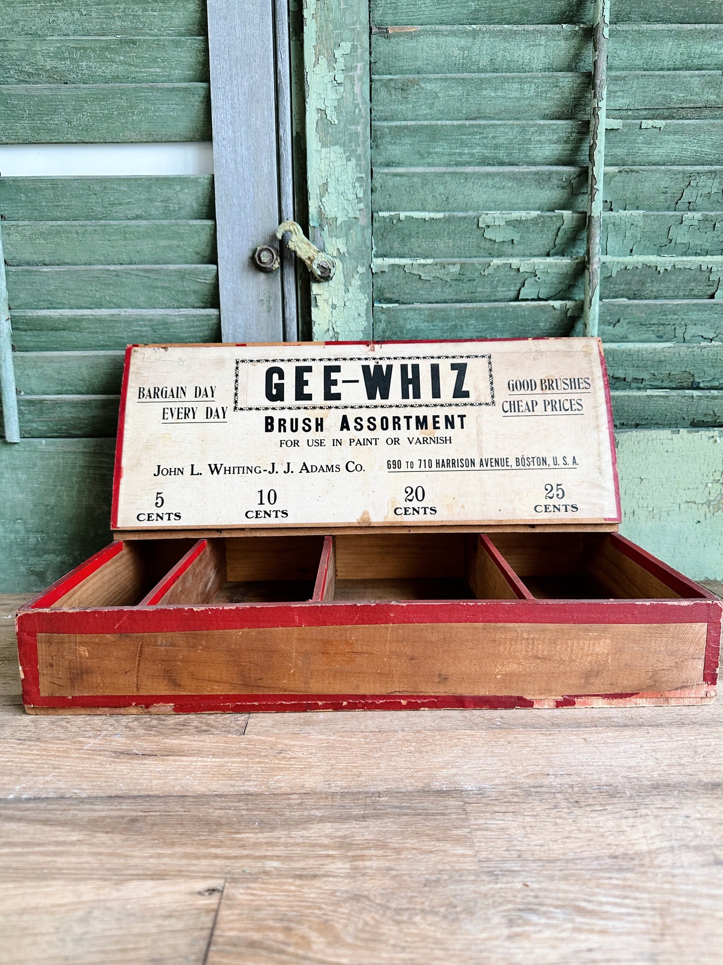 Vintage Gee Whiz Brush Store Display Box