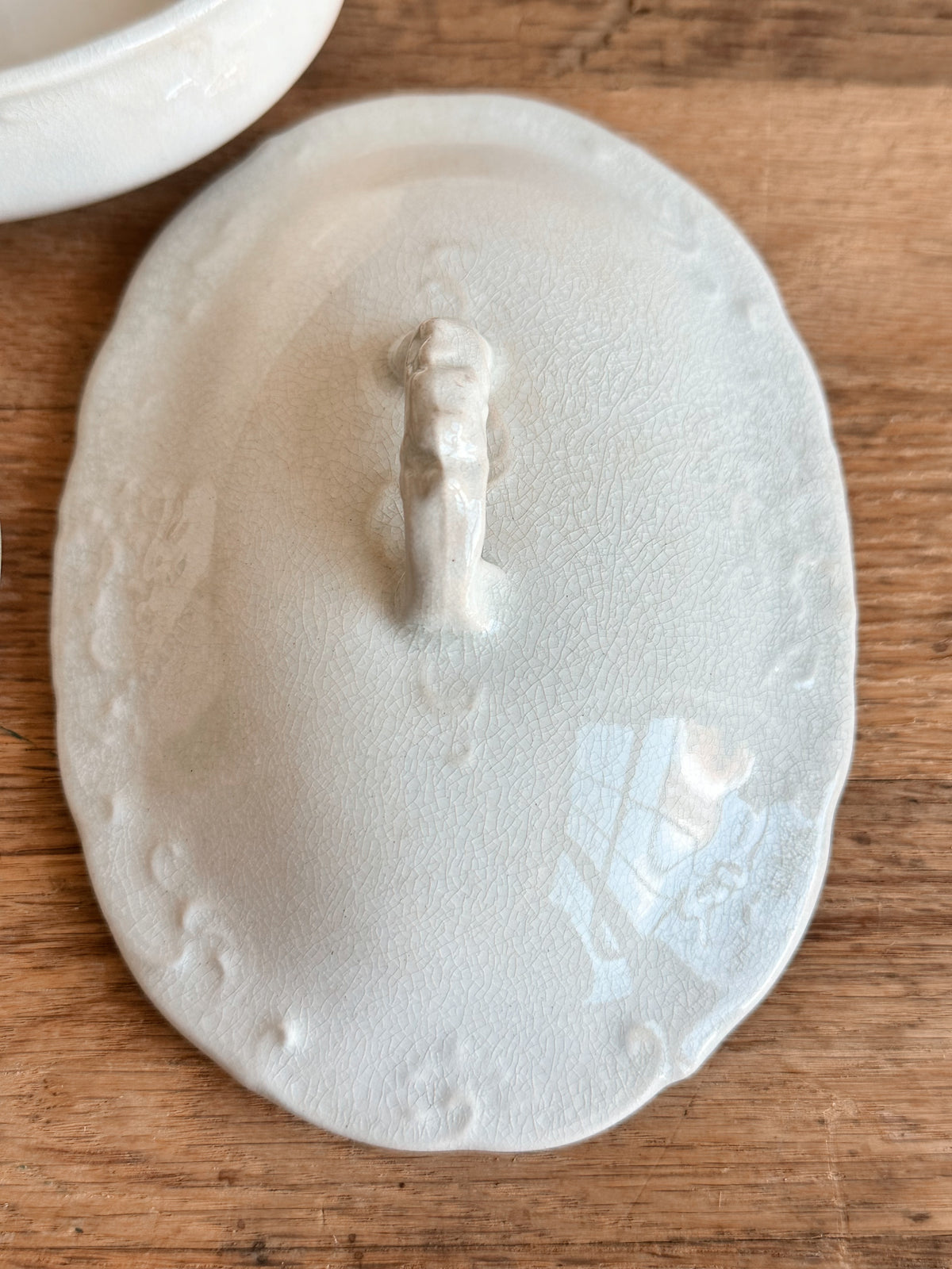 Antique Labelle Ironstone Three Piece Soap Box