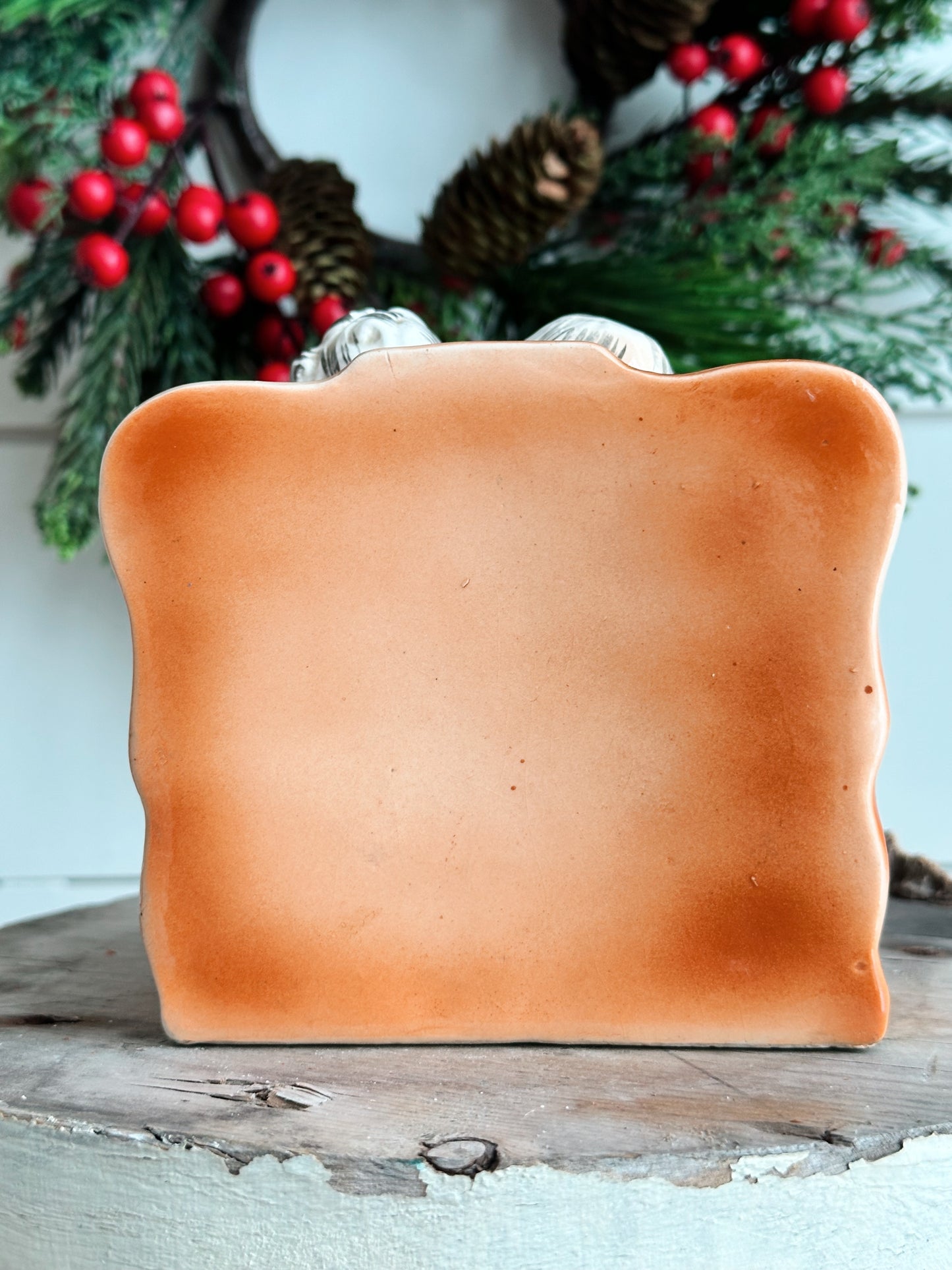 Vintage Santa & Mrs Clause Bank