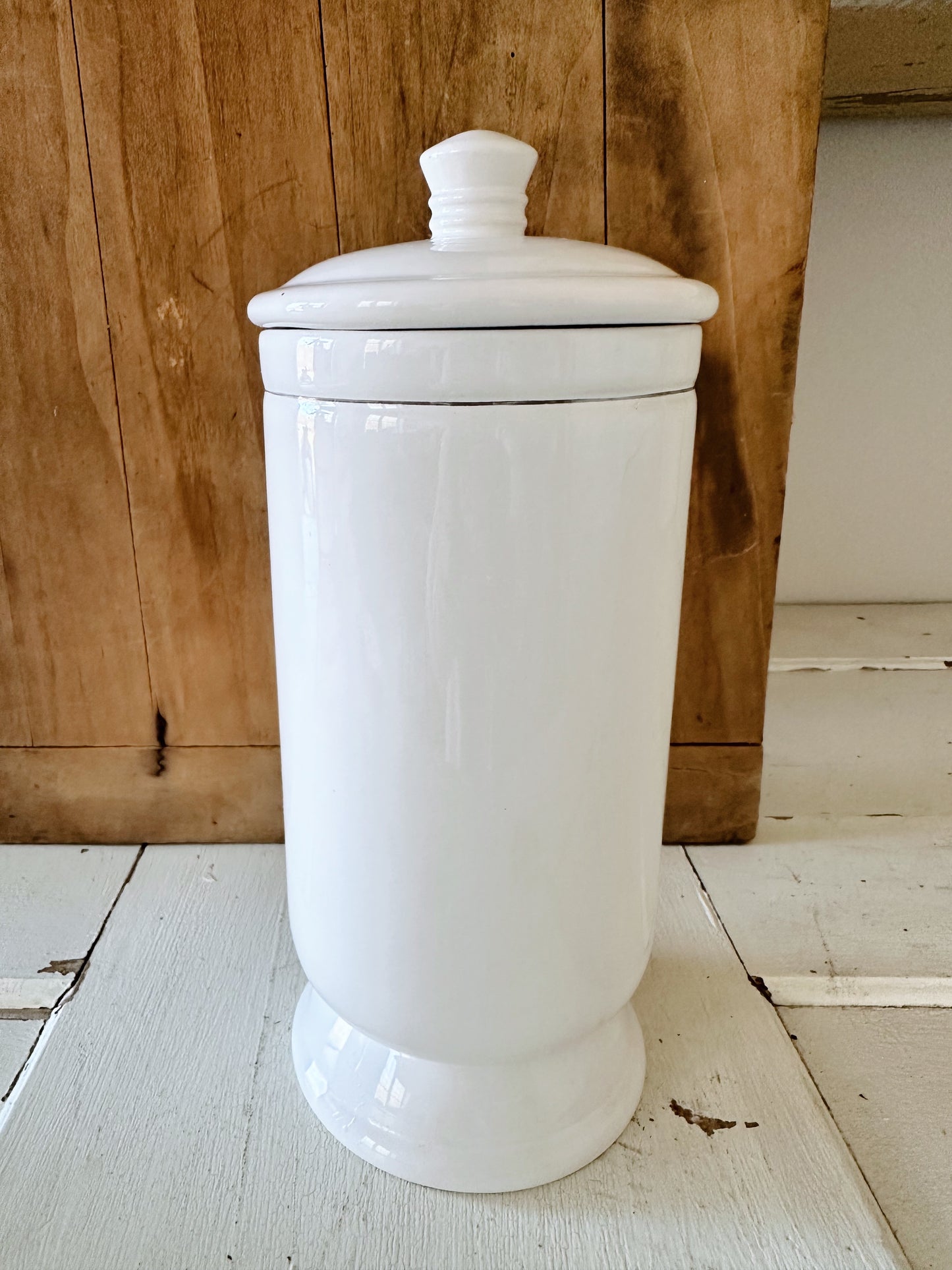 Vintage Porcelain Mouthwash Dispenser