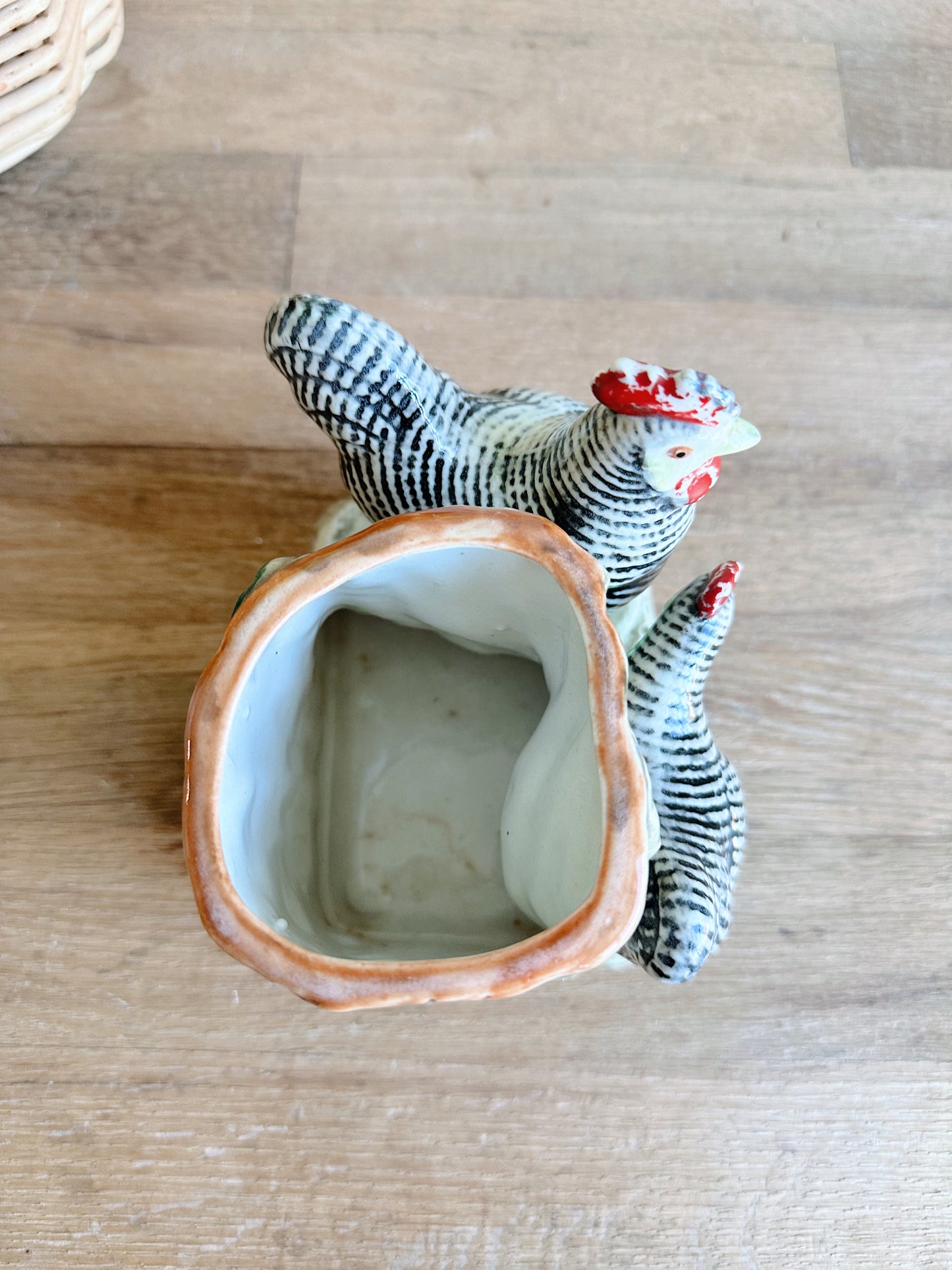 You Choose the Scent - Chicken Planter Vintage Vessel Candle