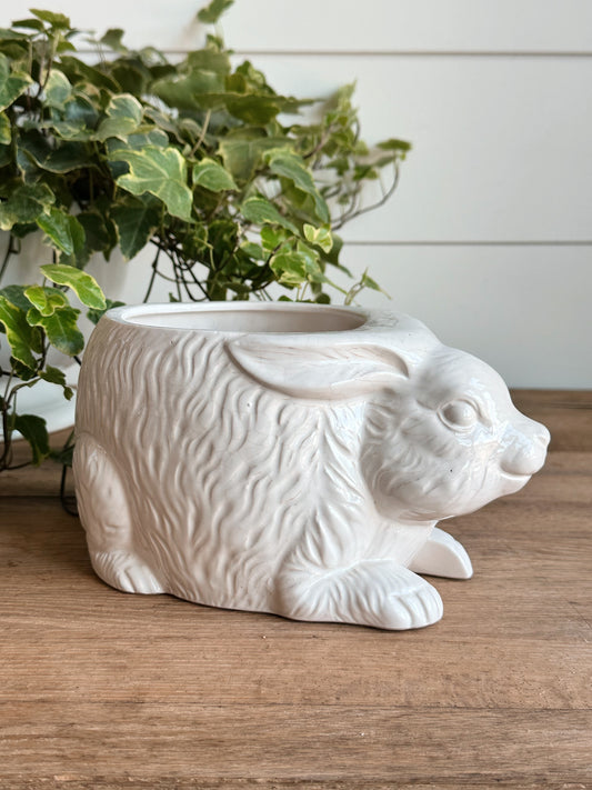 Vintage Bunny Planter (Japan)