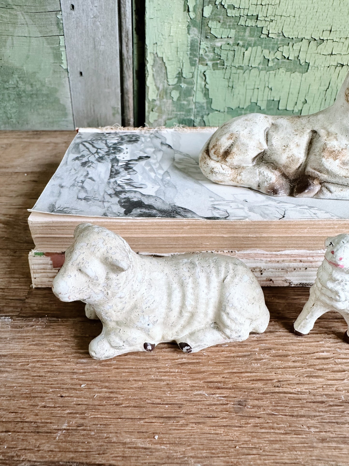 Collection of Three Vintage Sheep