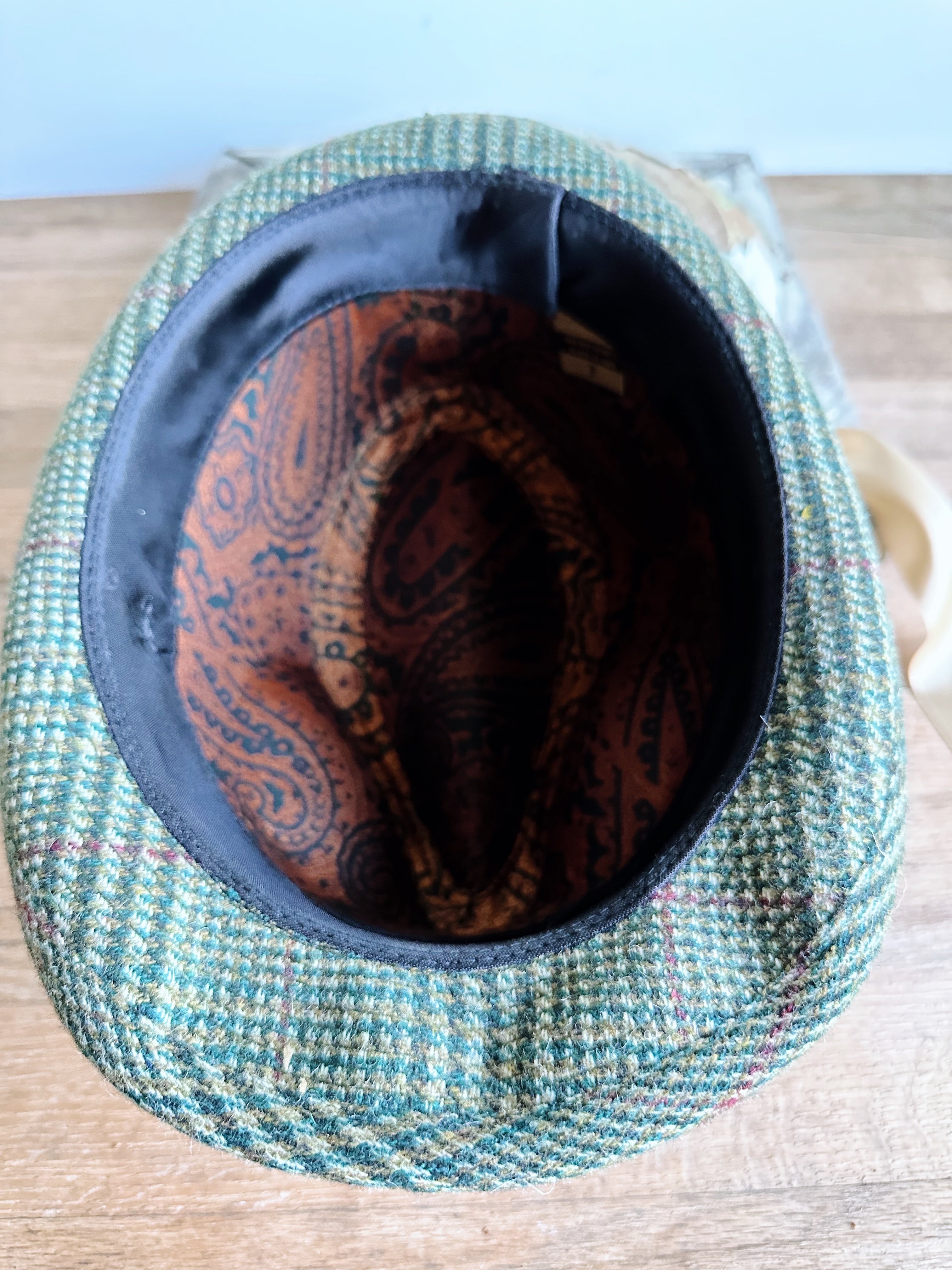 Vintage Fedora with Horse Detail