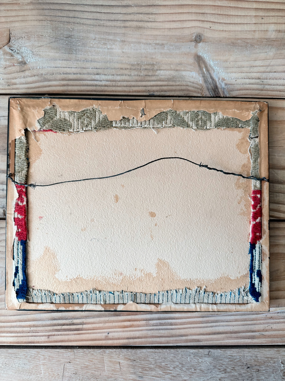 Framed Vintage Coverlet Remnant