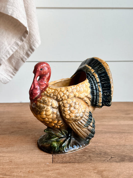 Vintage Napcoware Turkey Planter, Japan