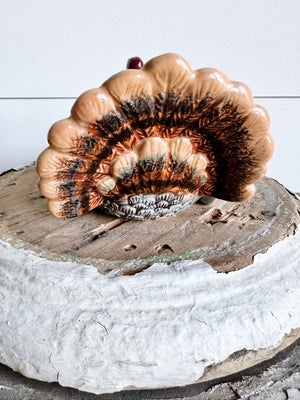 Hand Poured Caramel & Pralines Candle in a Turkey Planter
