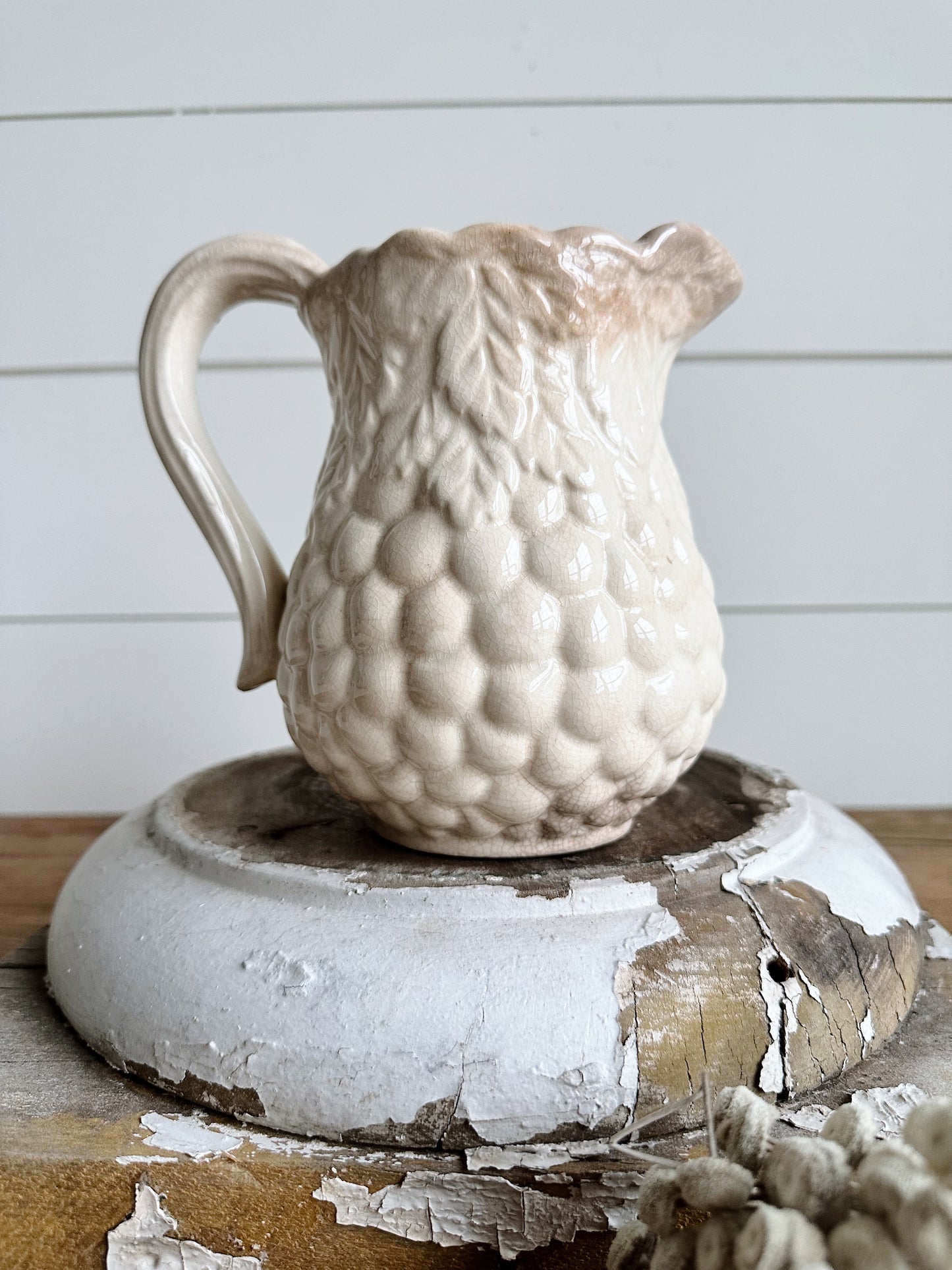 Beautifully Stained Vintage Pitcher