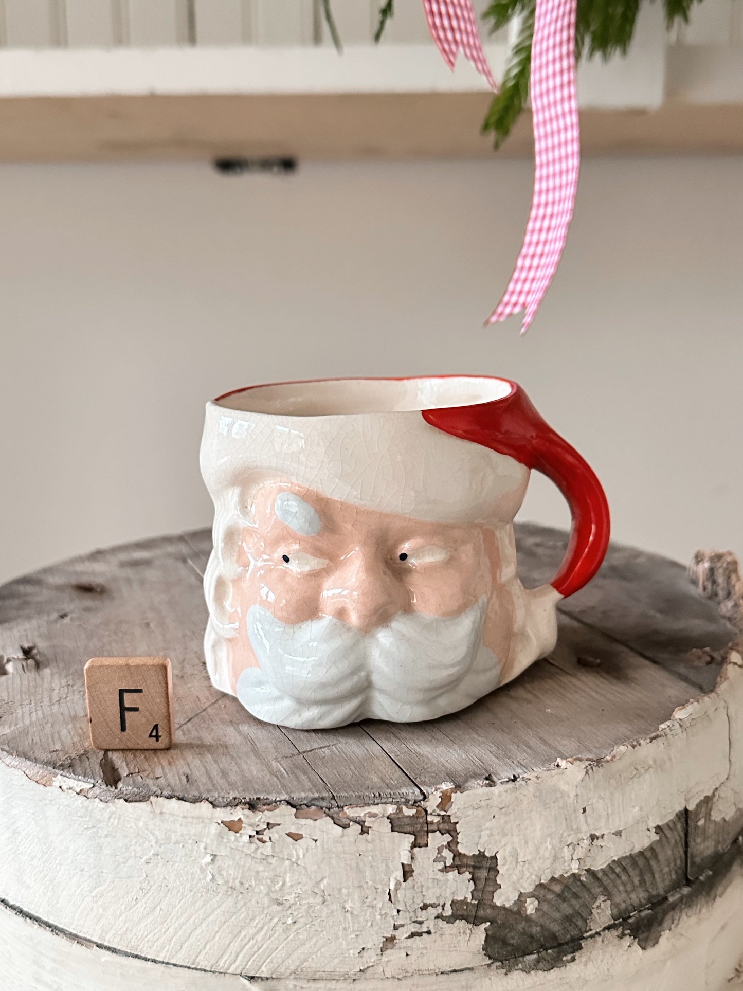 Vintage Santa Mug