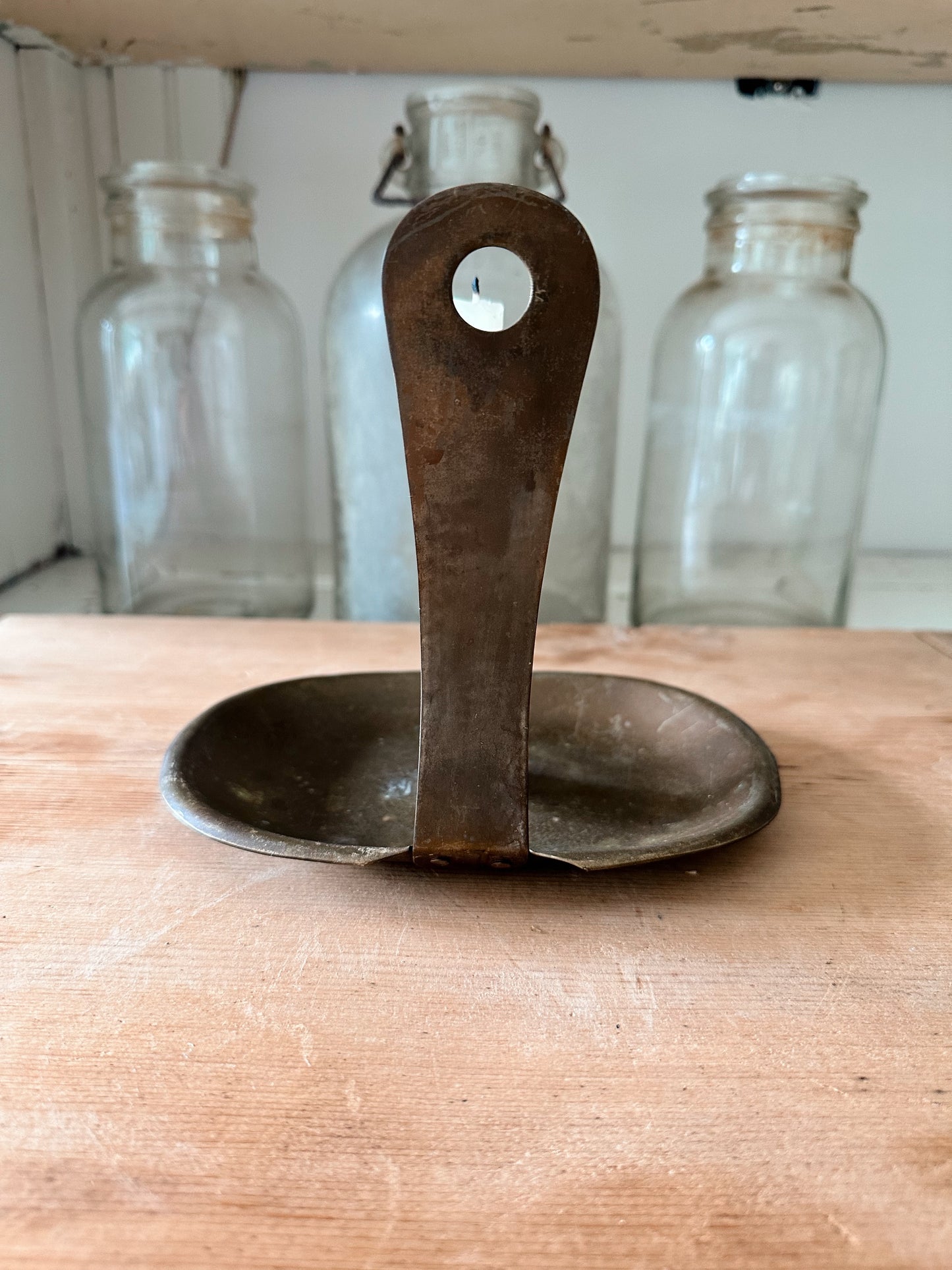 Vintage Brass Hanging Candle Holder