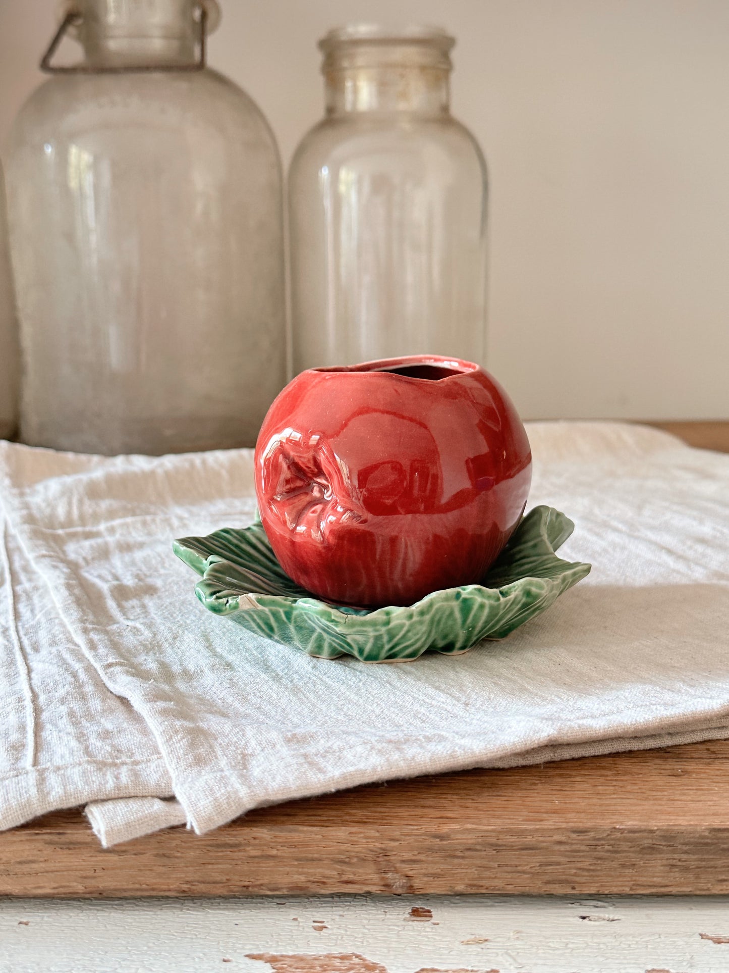 Vintage McCoy Apple Planter