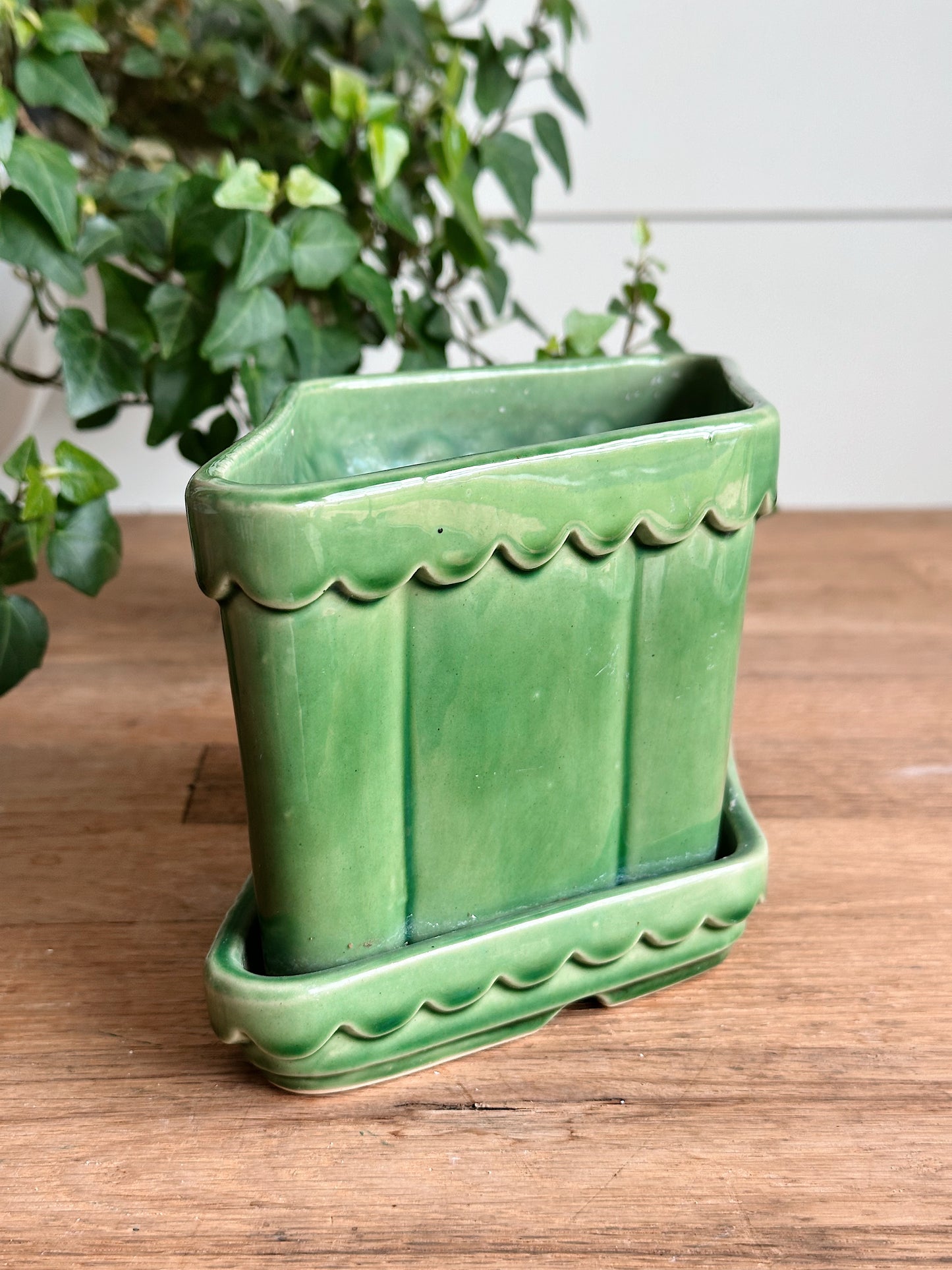 Vintage Diamond Shaped Planter