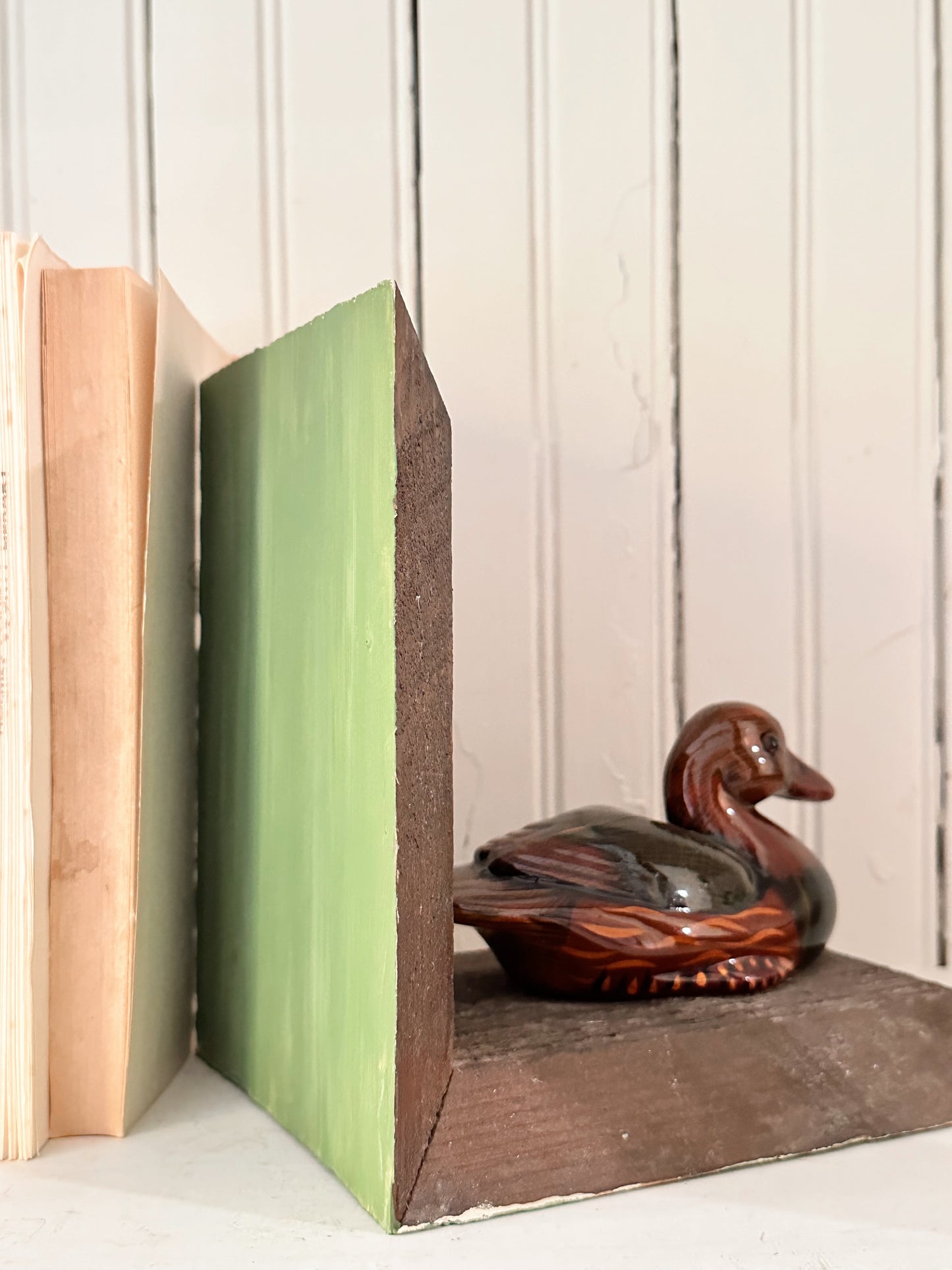 Vintage Duck Bookends