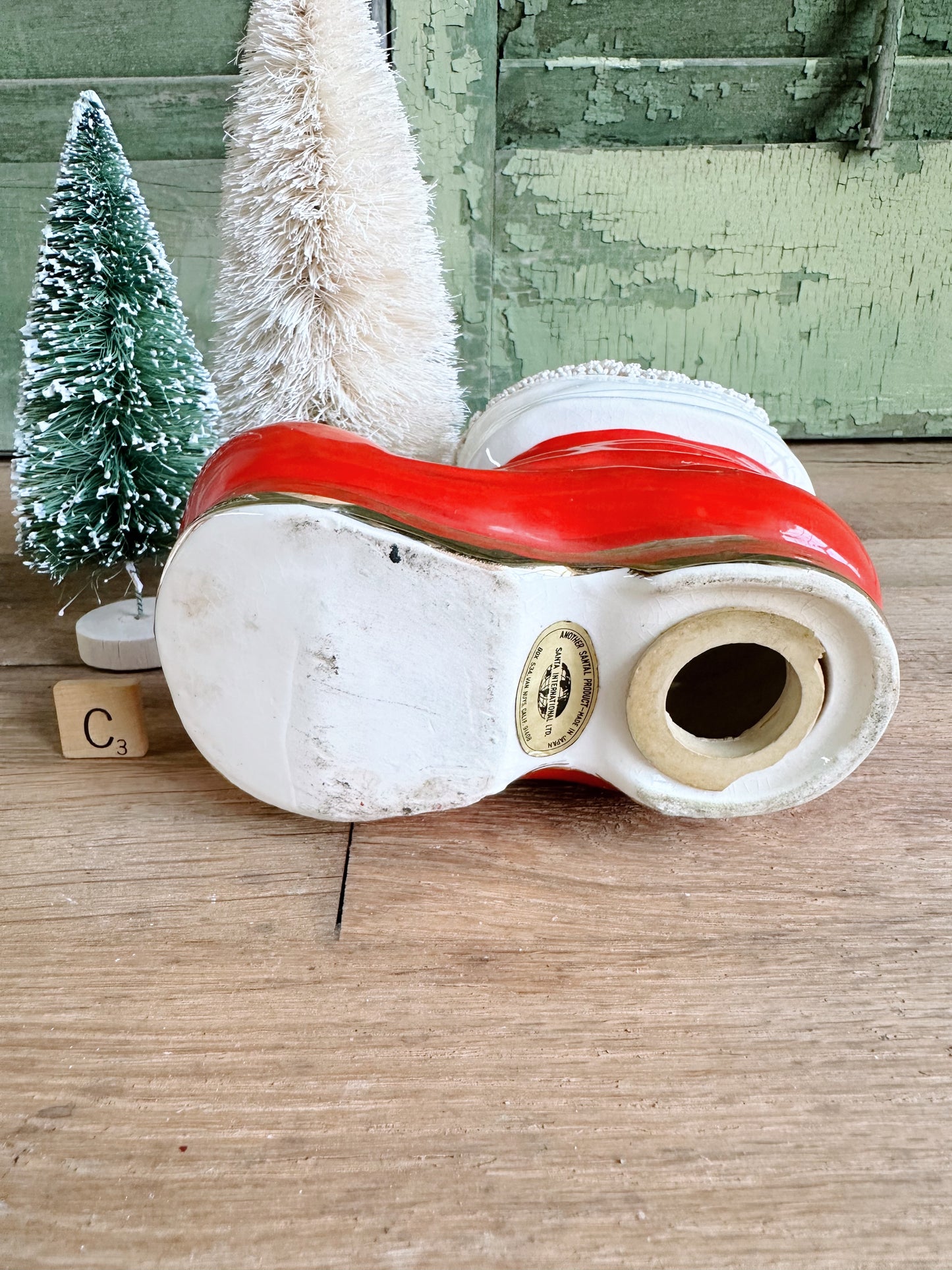 Vintage Santa International Boot Bank