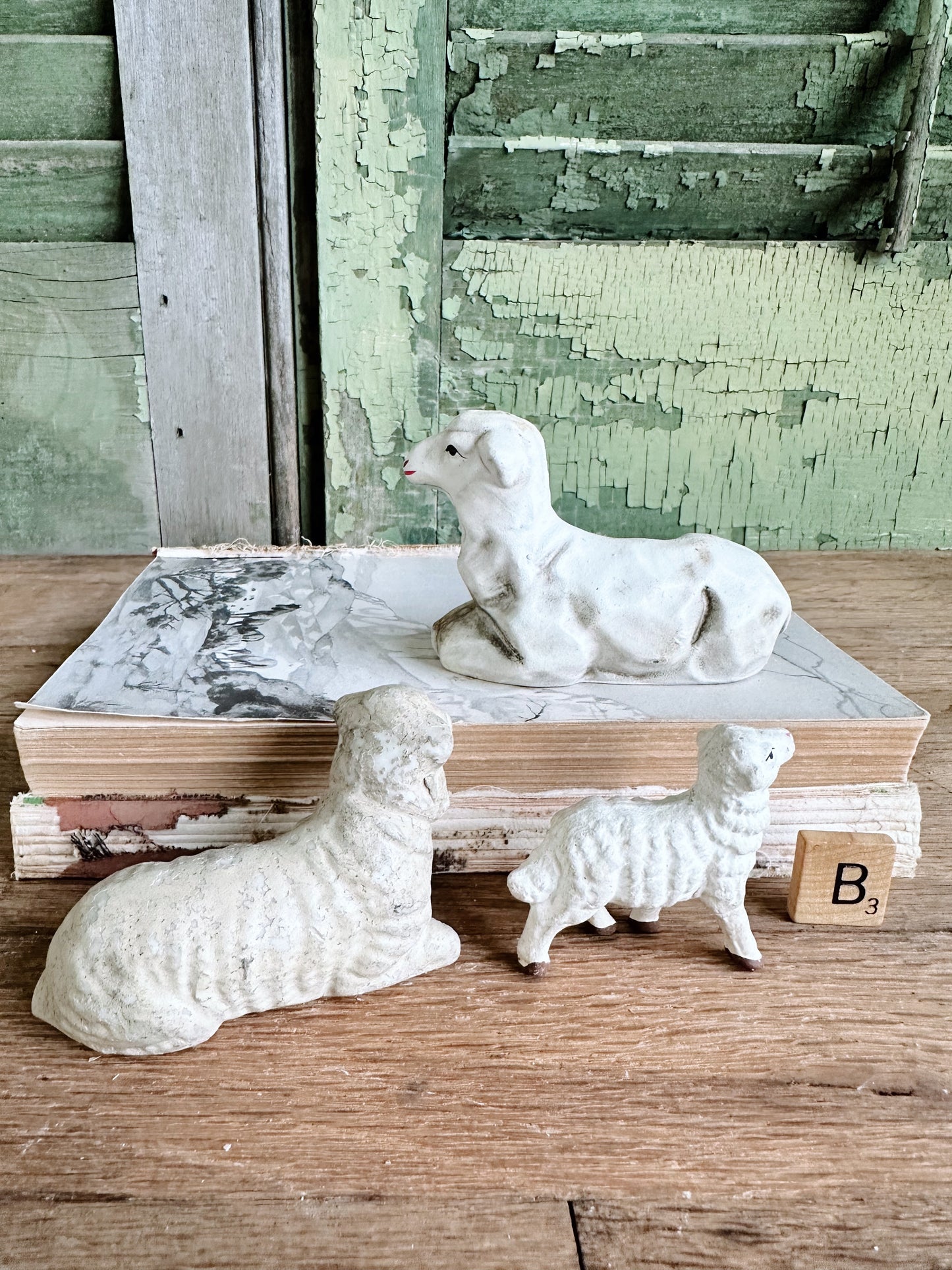 Collection of Three Vintage Sheep