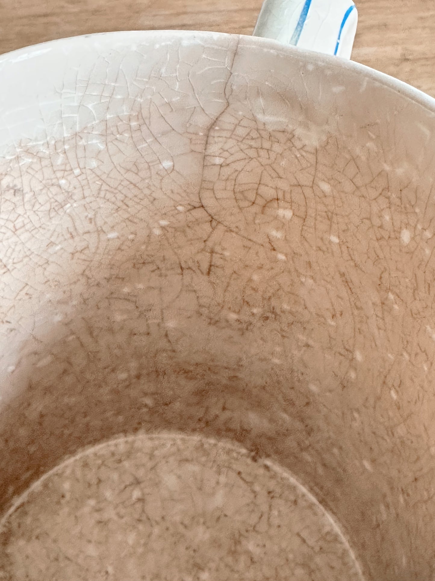 Beautifully Stained Antique Chocolate Pot