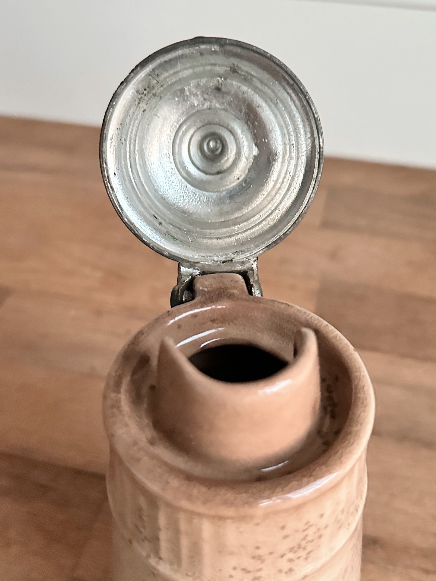 1873 Antique Ironstone Syrup Pitcher