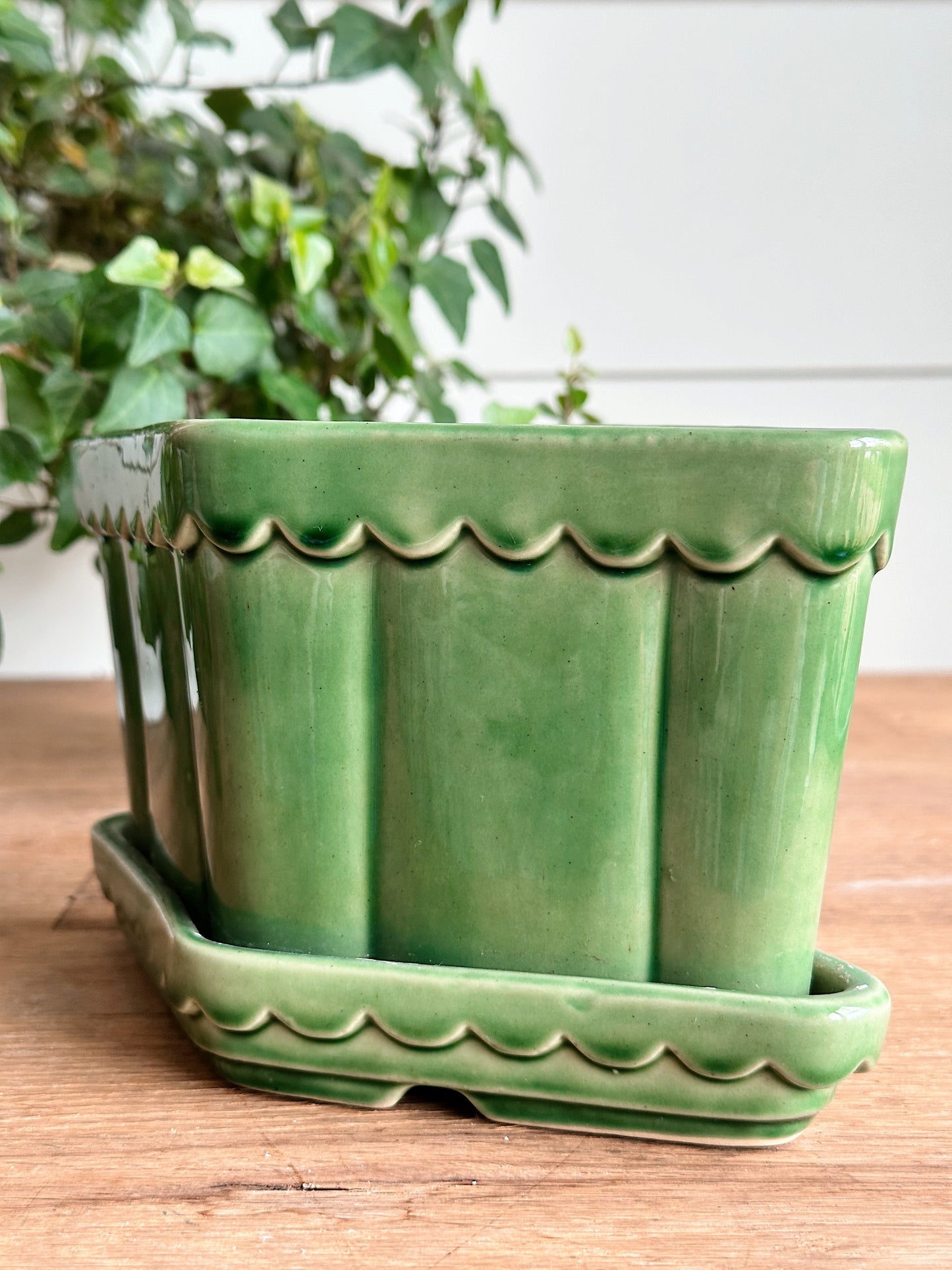 Vintage Diamond Shaped Planter