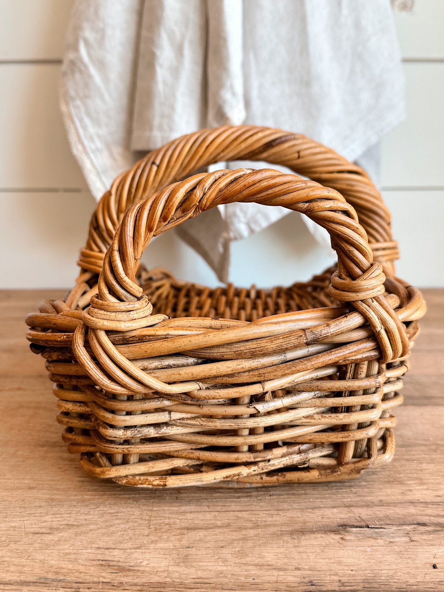Vintage Gathering Basket