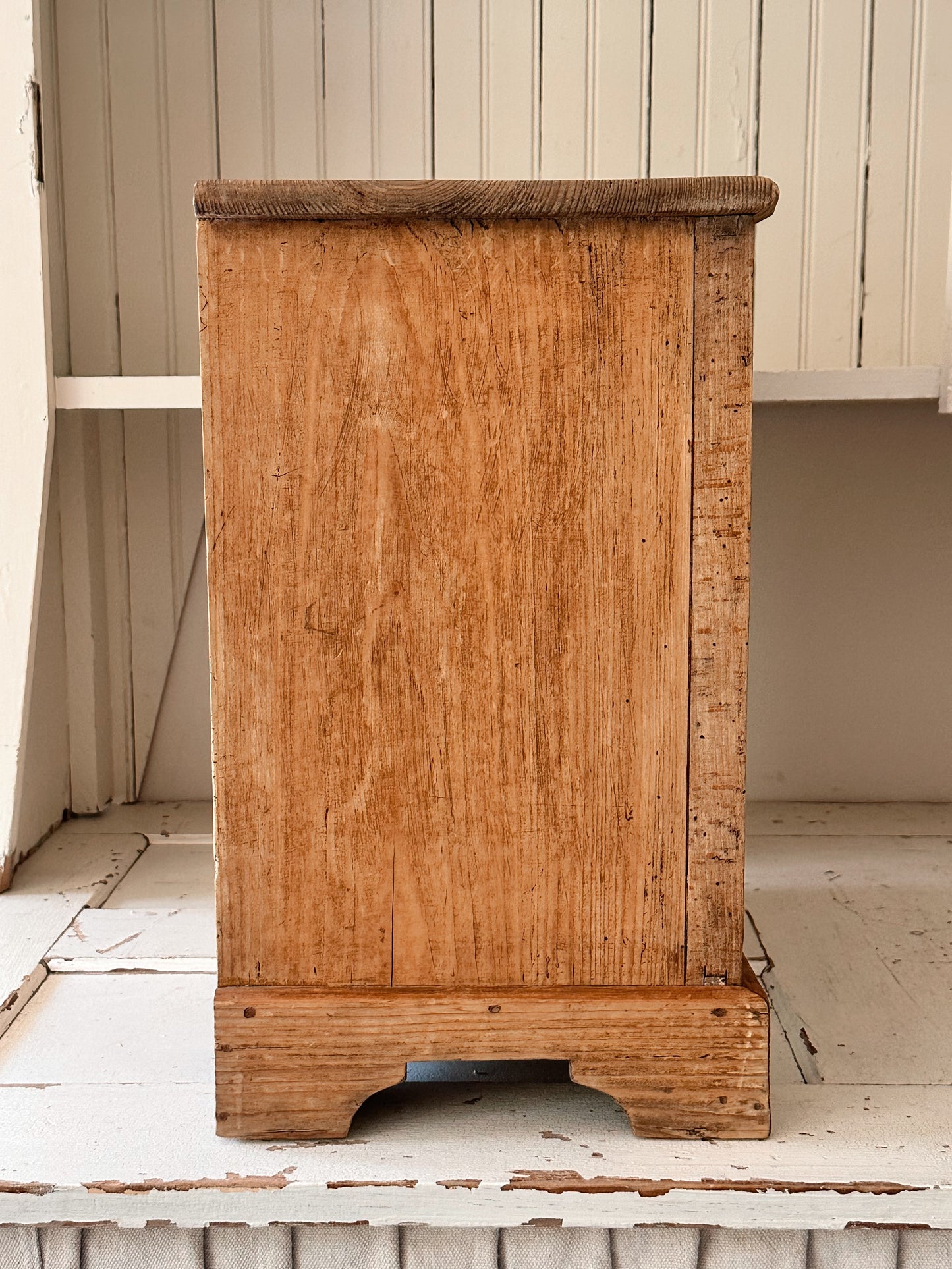 Vintage Pine Table Top Size Chest of Drawers