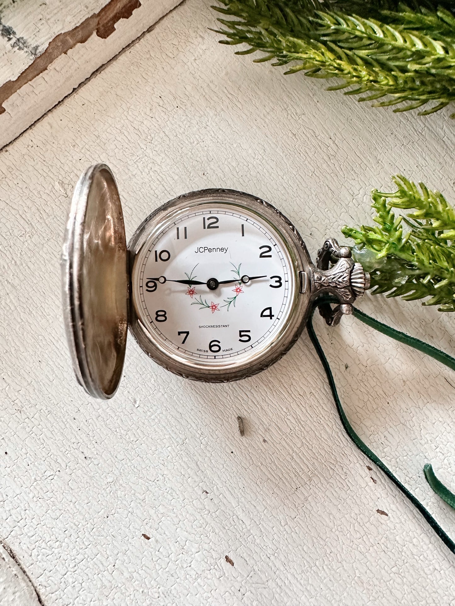 Vintage Pocket Watch Ornament