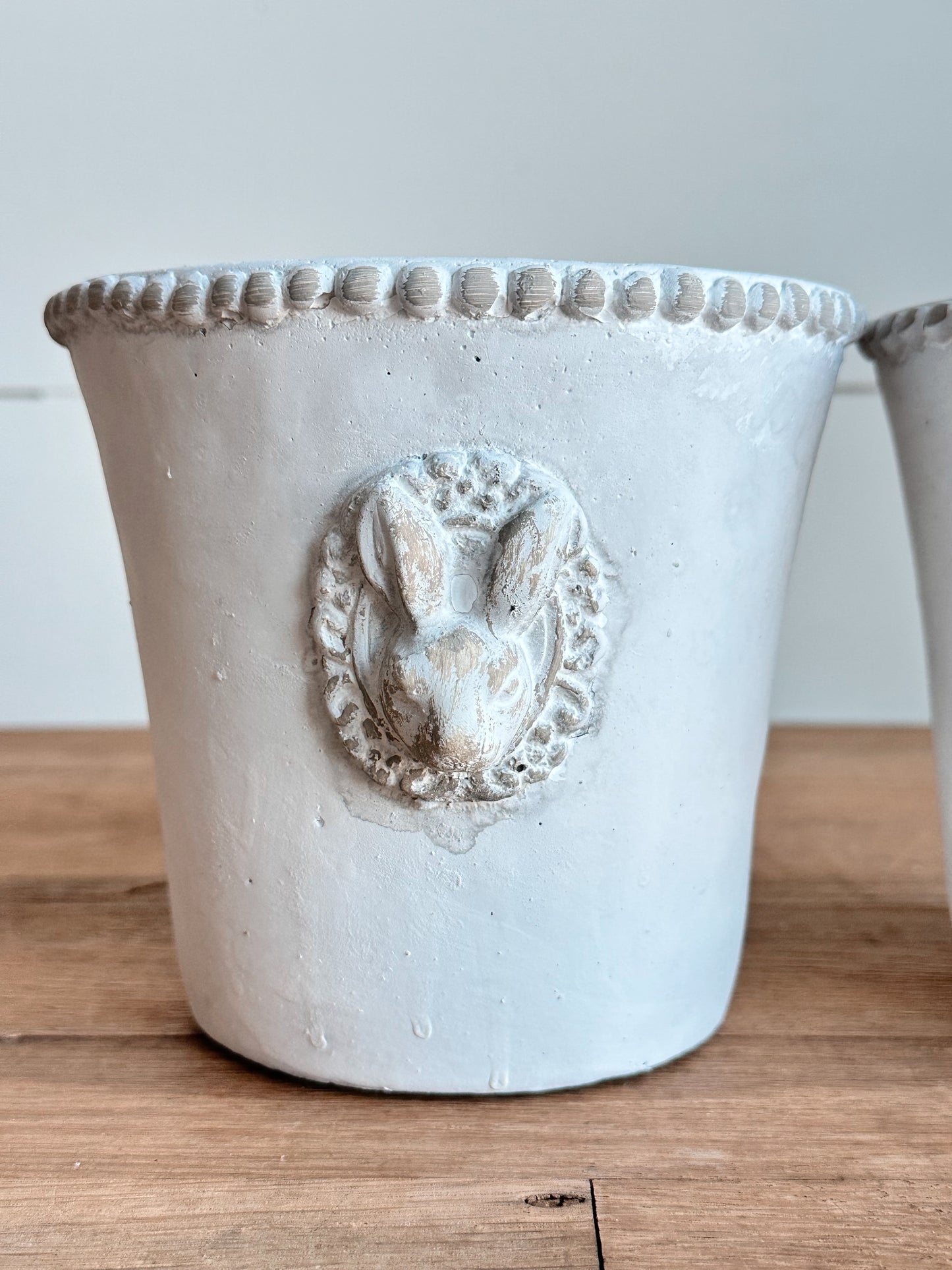 Bunny Medallion Flower Pots