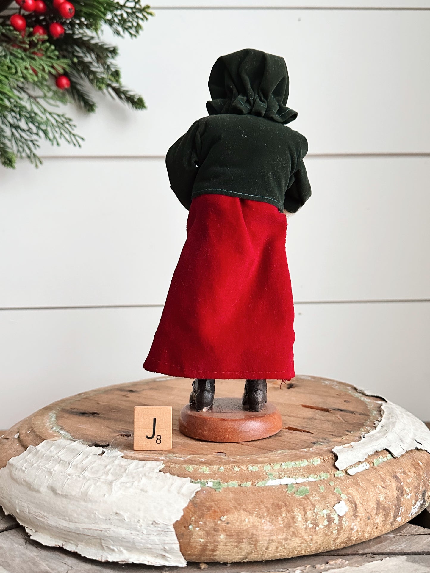 Vintage Victorian Style Caroler