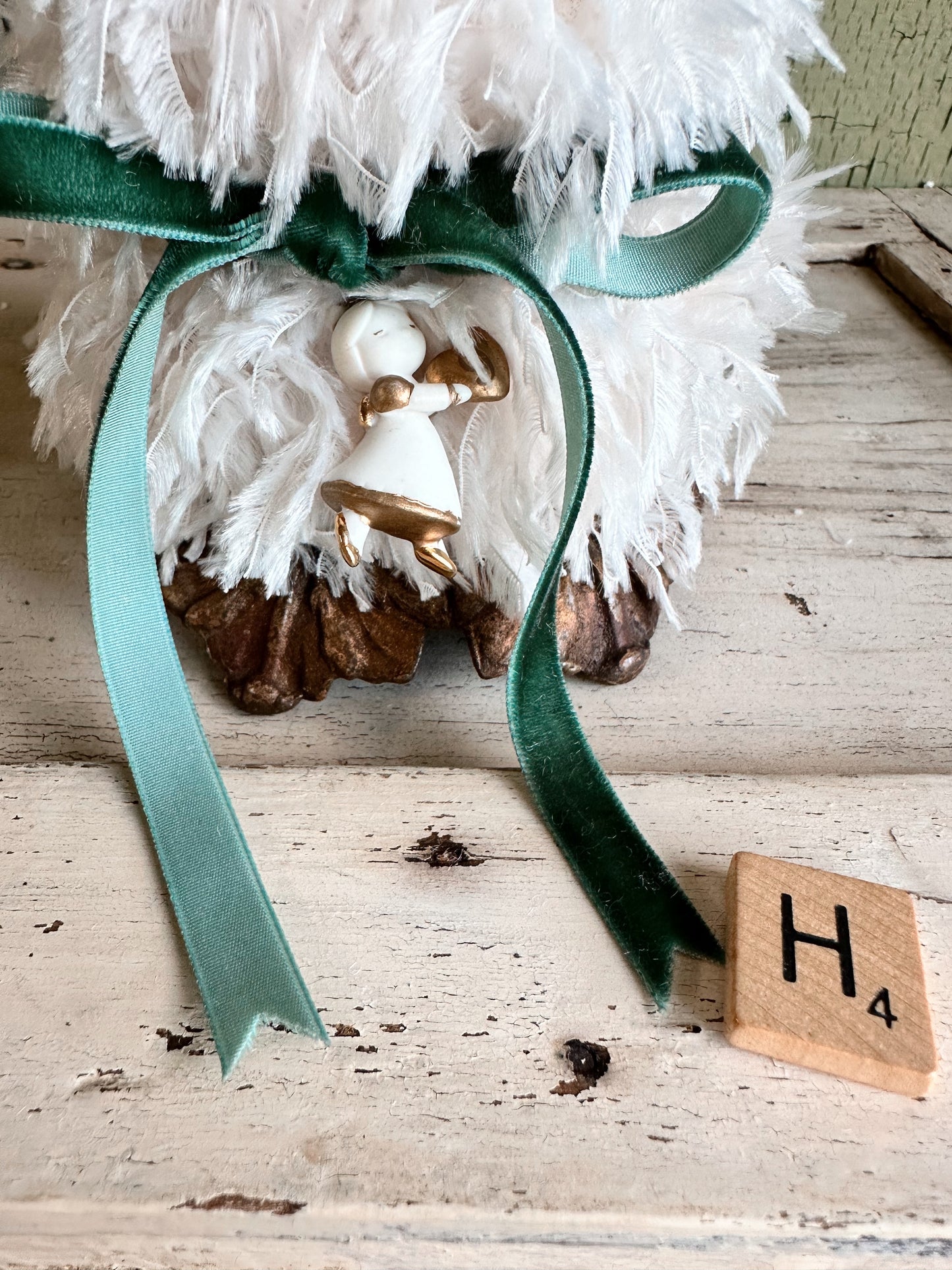 Handmade & Vintage Feather Tree