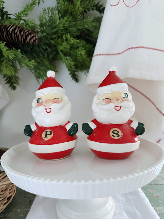 Holt Howard Winking Santa Salt & Pepper Shakers