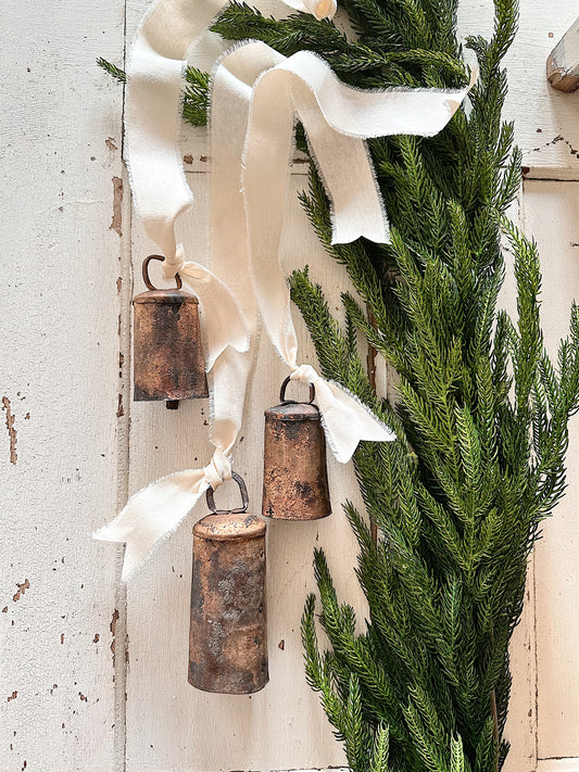 Vintage Tin Bells (set of 3)