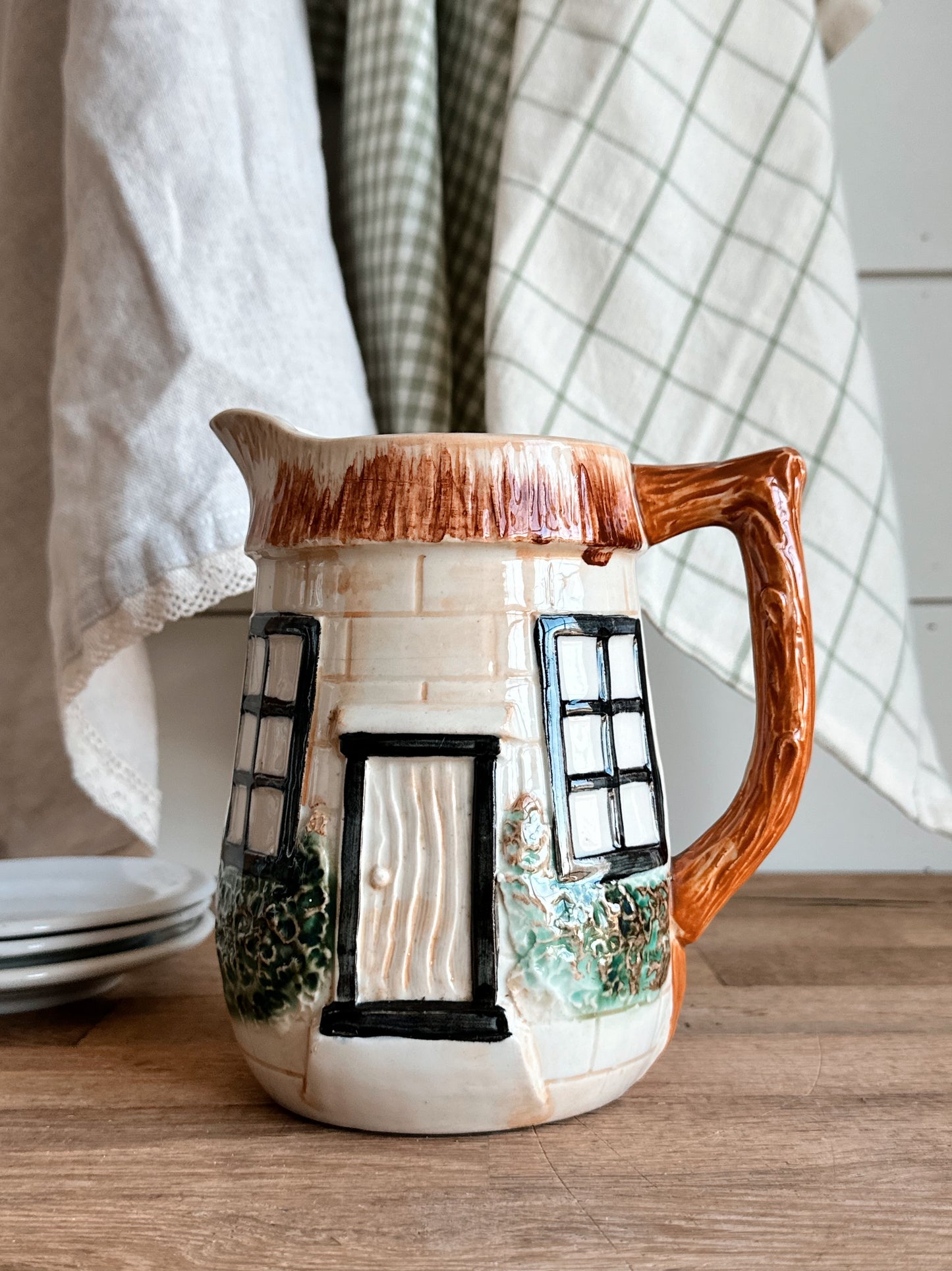 Vintage Cottage Pitcher